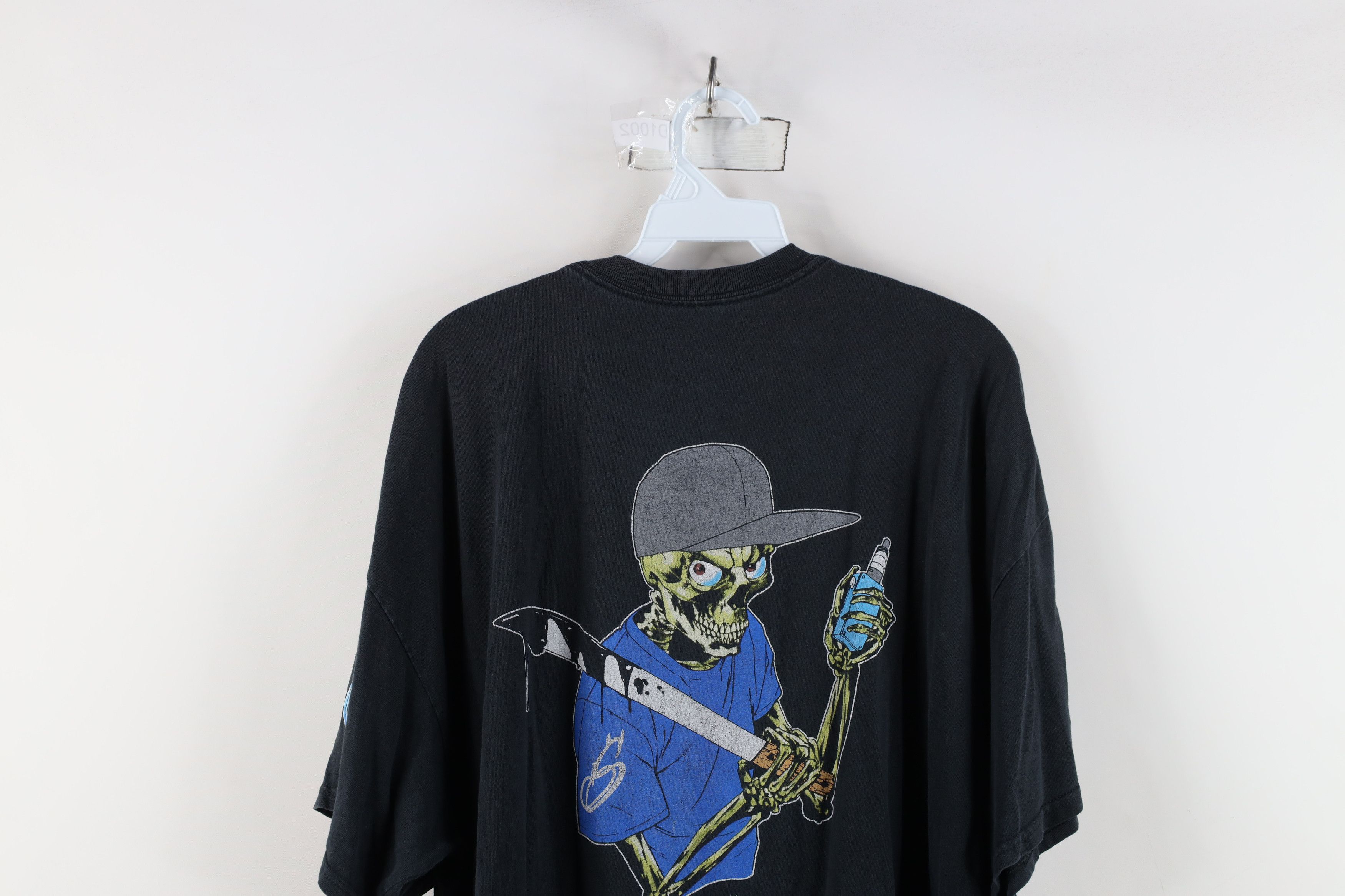 Vintage Vintage Skull Metal Sicker Than Most Band T-Shirt Black Size US XXL / EU 58 / 5 - 13 Thumbnail
