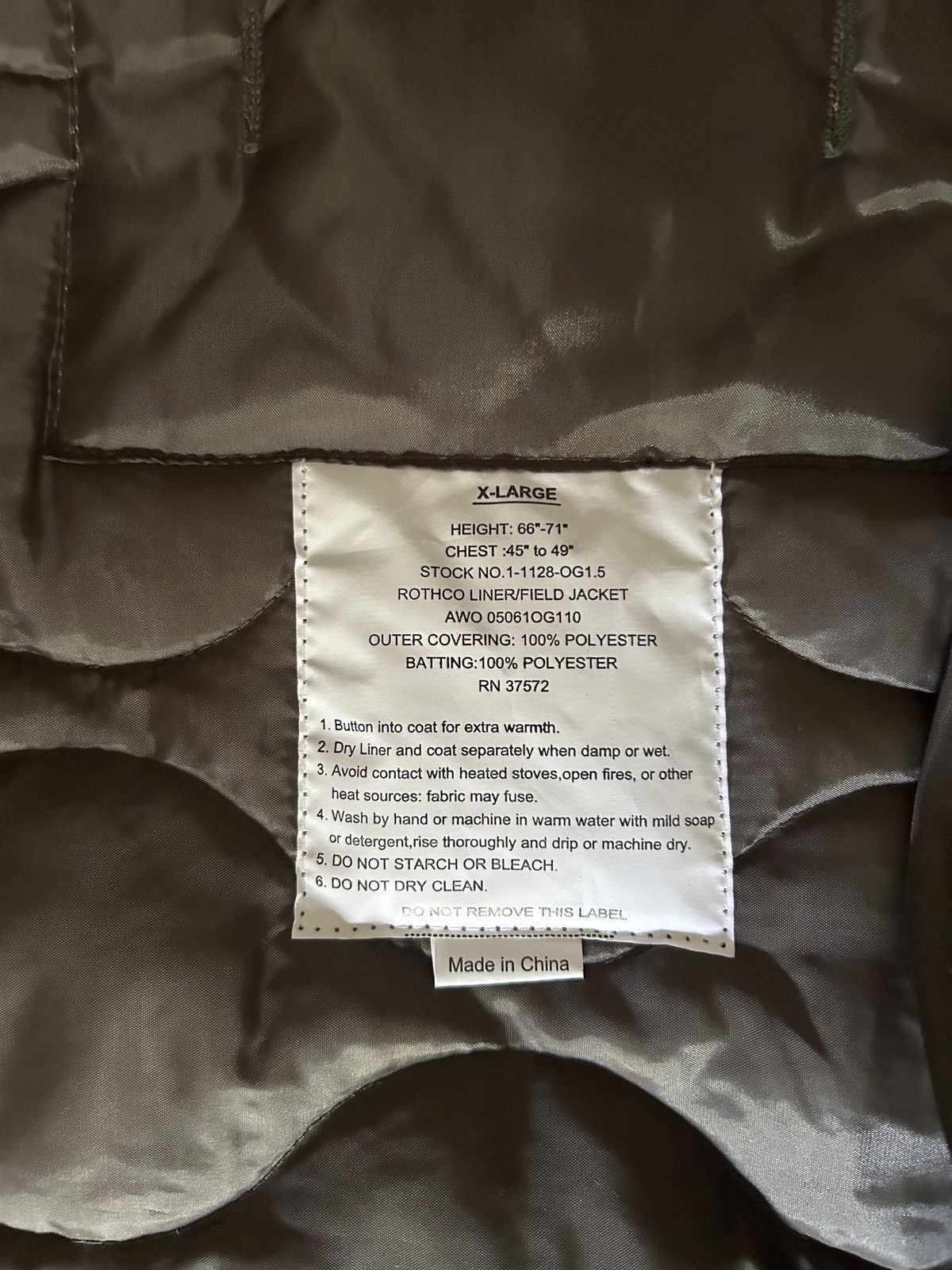 Other Vintage Army Liner Jacket XL Size US XL / EU 56 / 4 - 2 Thumbnail