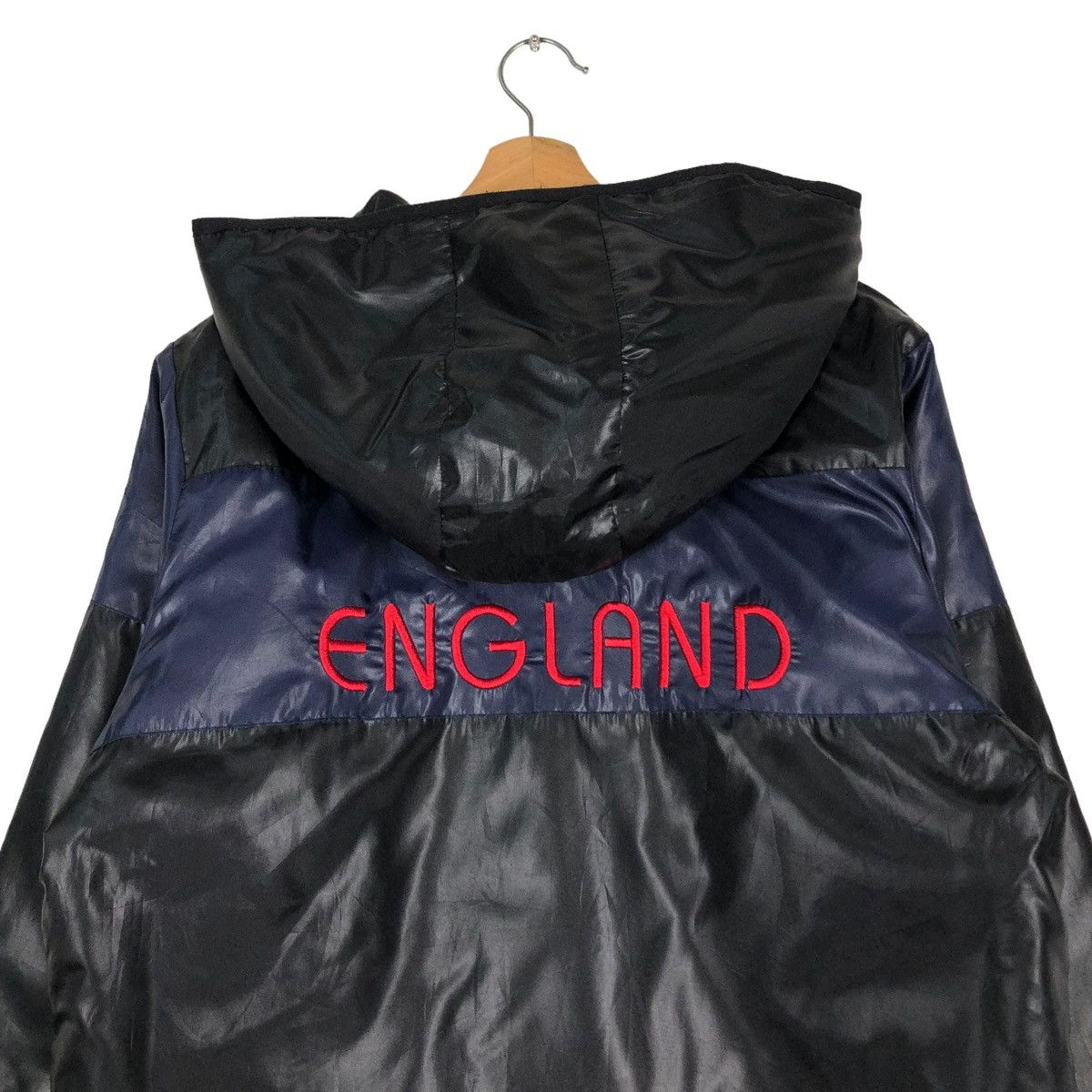 Japanese Brand VINTAGE PUFFER DOWN JACKET REVERSIBLE ENGLAND SPELL OUT Size US M / EU 48-50 / 2 - 9 Thumbnail