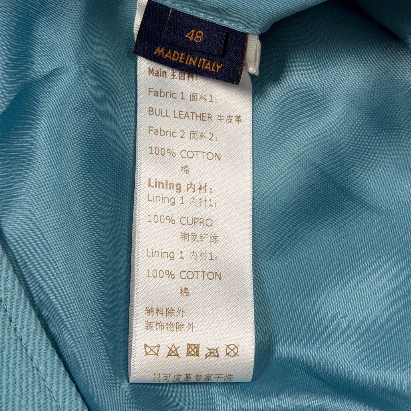 Louis Vuitton Louis Vuitton collaboration blue baseball jacket Size US M / EU 48-50 / 2 - 6 Thumbnail