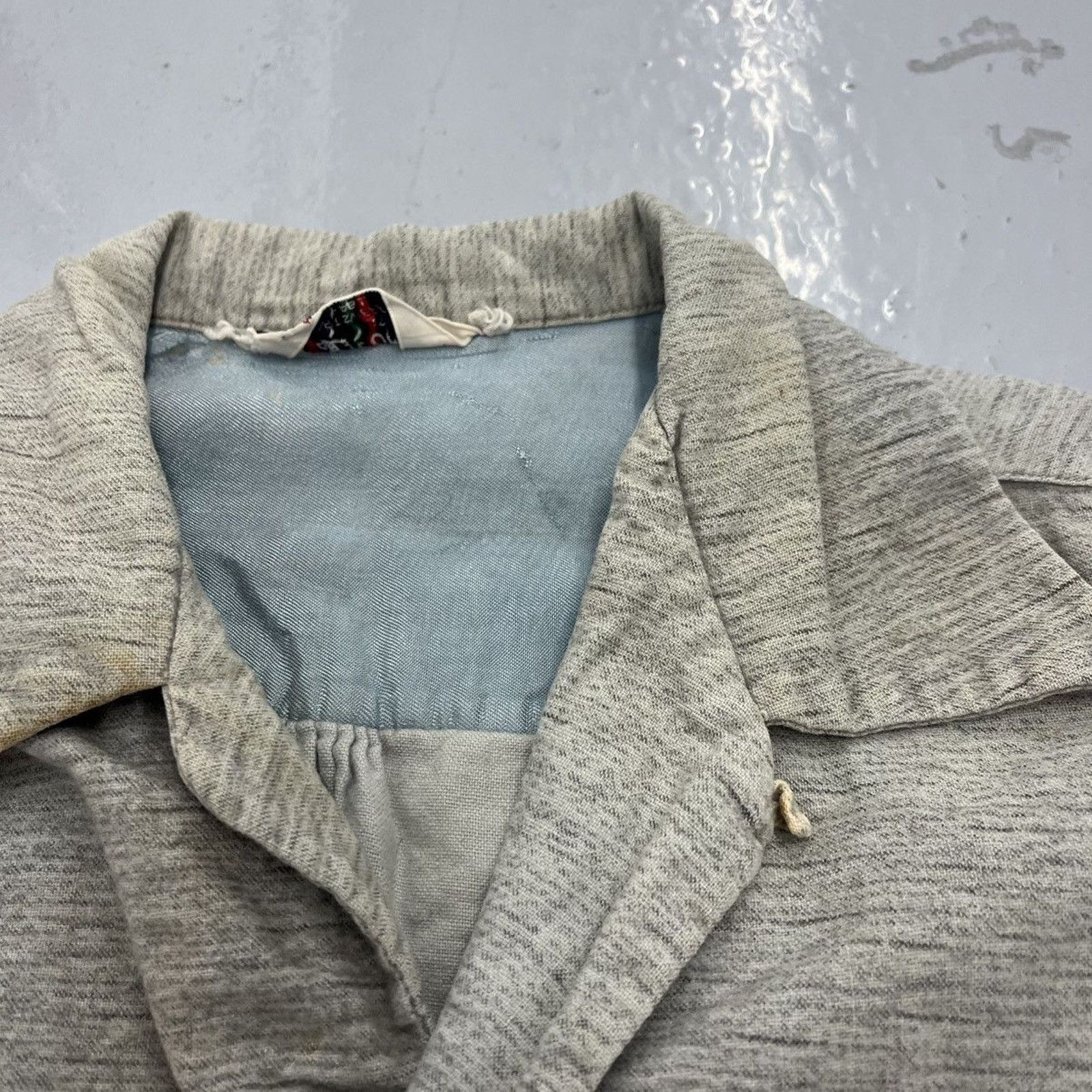 Other Vintage 50s California Grey Pattern Cotton Loop Collar Size US S / EU 44-46 / 1 - 3 Thumbnail