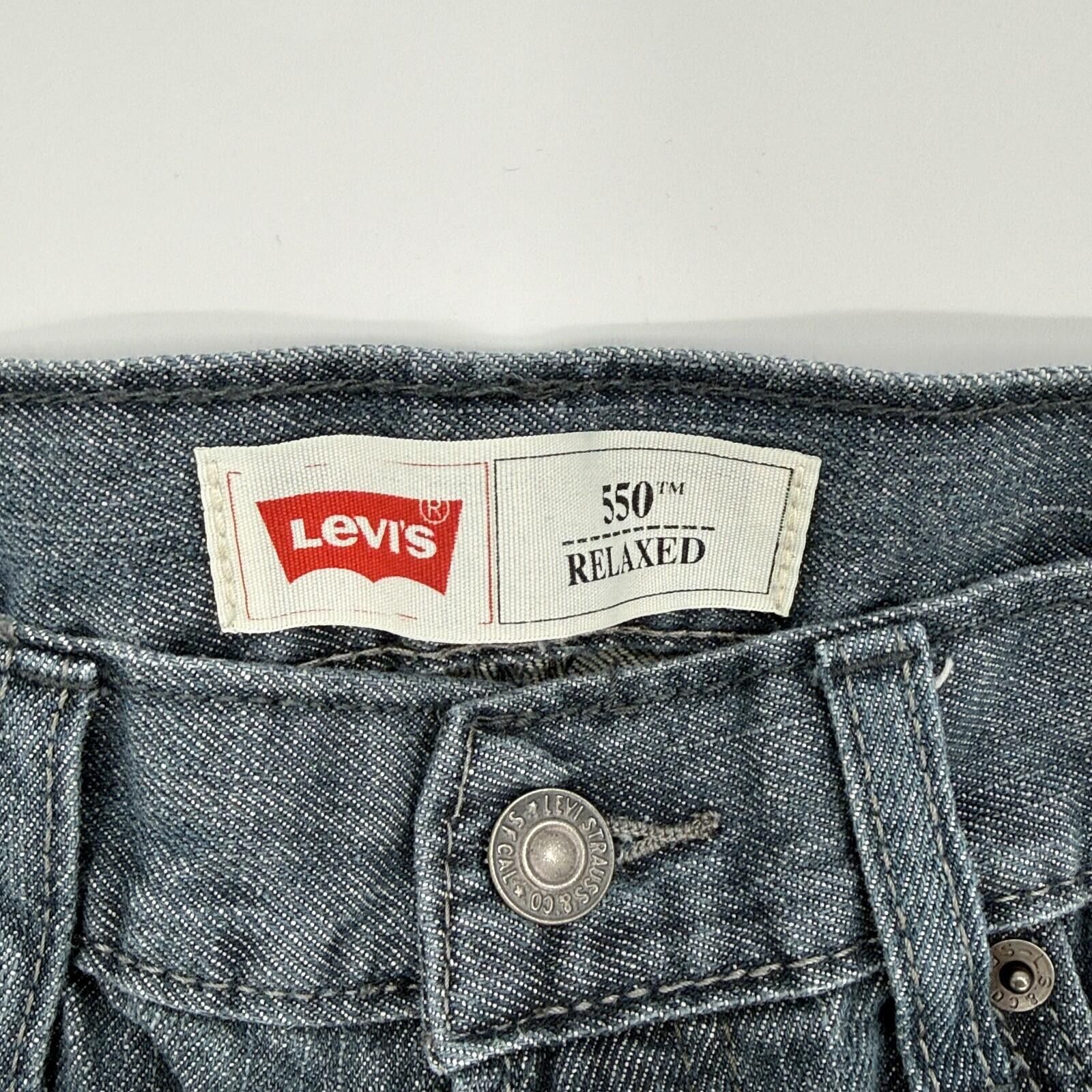 Levi's Levi’s 550 Relaxed Fit Jeans Blue Denim Normcore Skater 16R Size 38" / US 16 / IT 52 - 3 Thumbnail