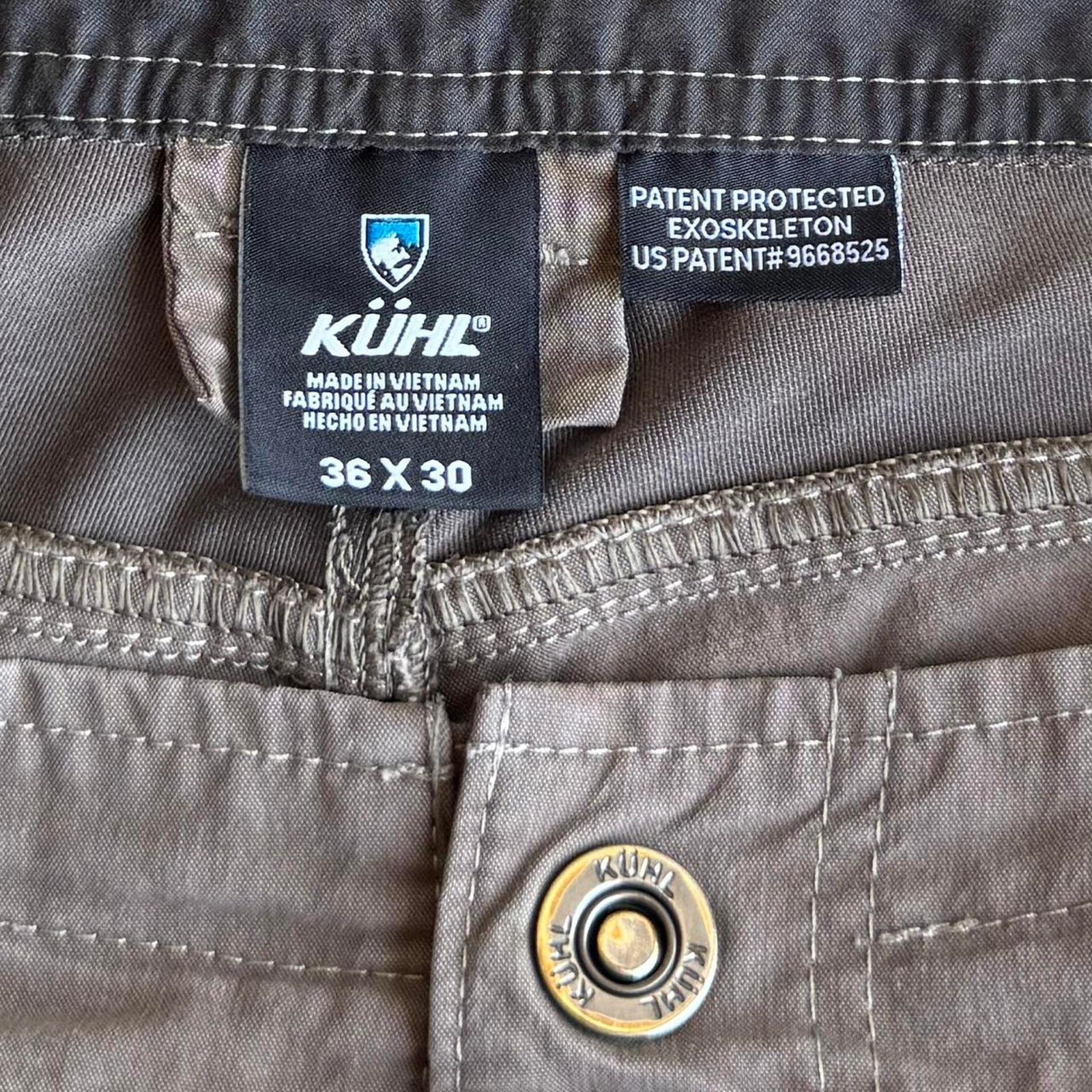 Carhartt × Kuhl × Vintage Vintage Y2K KUHL Brown Technical Skater Tech Utility Pants Size US 36 / EU 52 - 4 Thumbnail