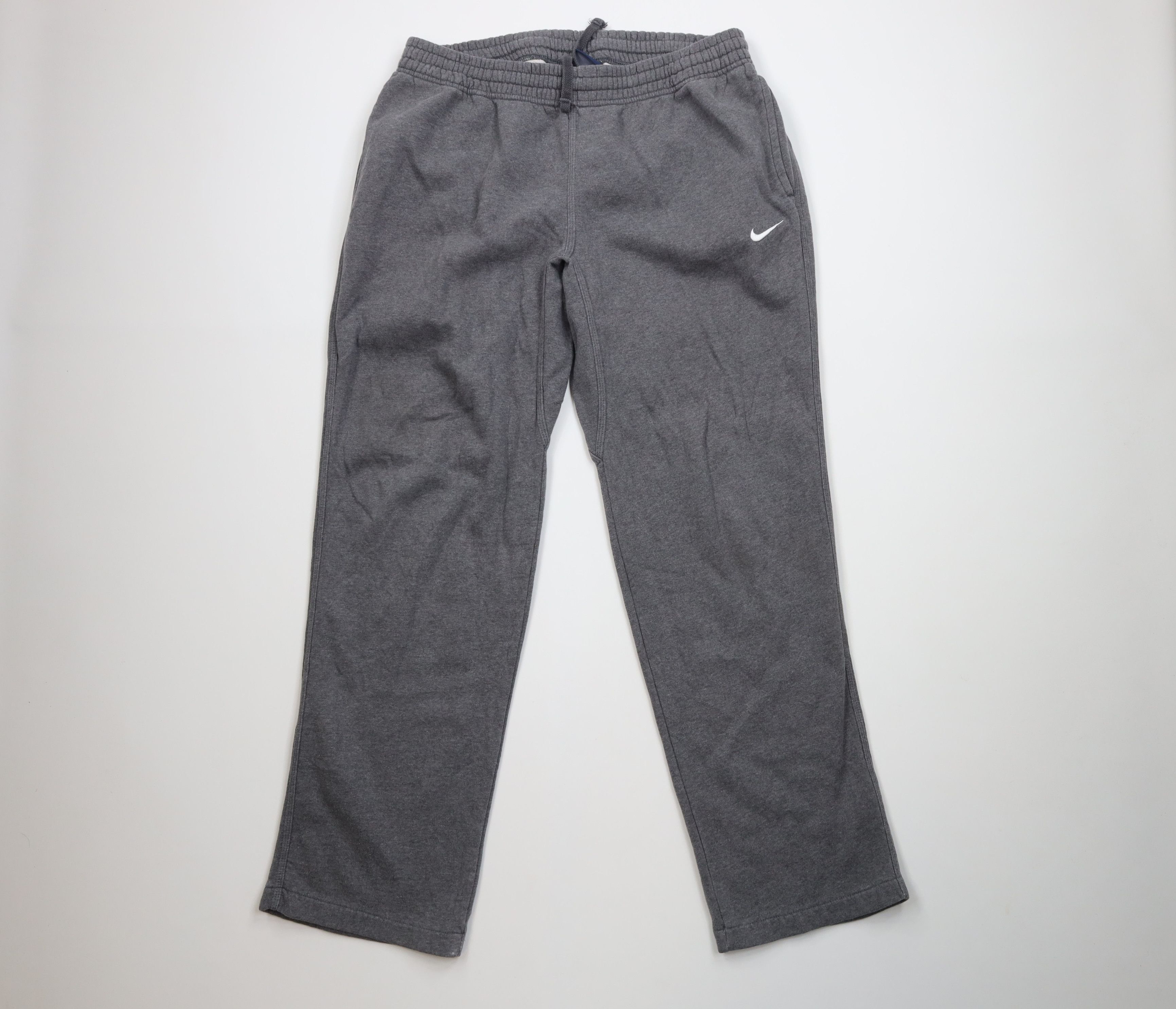 Nike Vintage Y2K Nike Scot Mini Swoosh Wide Leg Sweatpants Gray Size US 36 / EU 52 - 1 Thumbnail