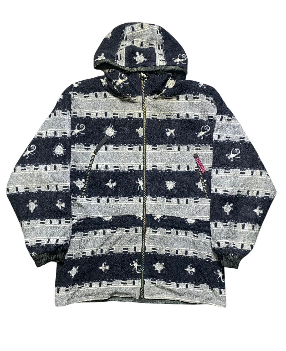 Descente VINTAGE JACKET DESCENTE WOOL JACKET ZIPPER HOODIE Size US XXL / EU 58 / 5 - 1 Thumbnail