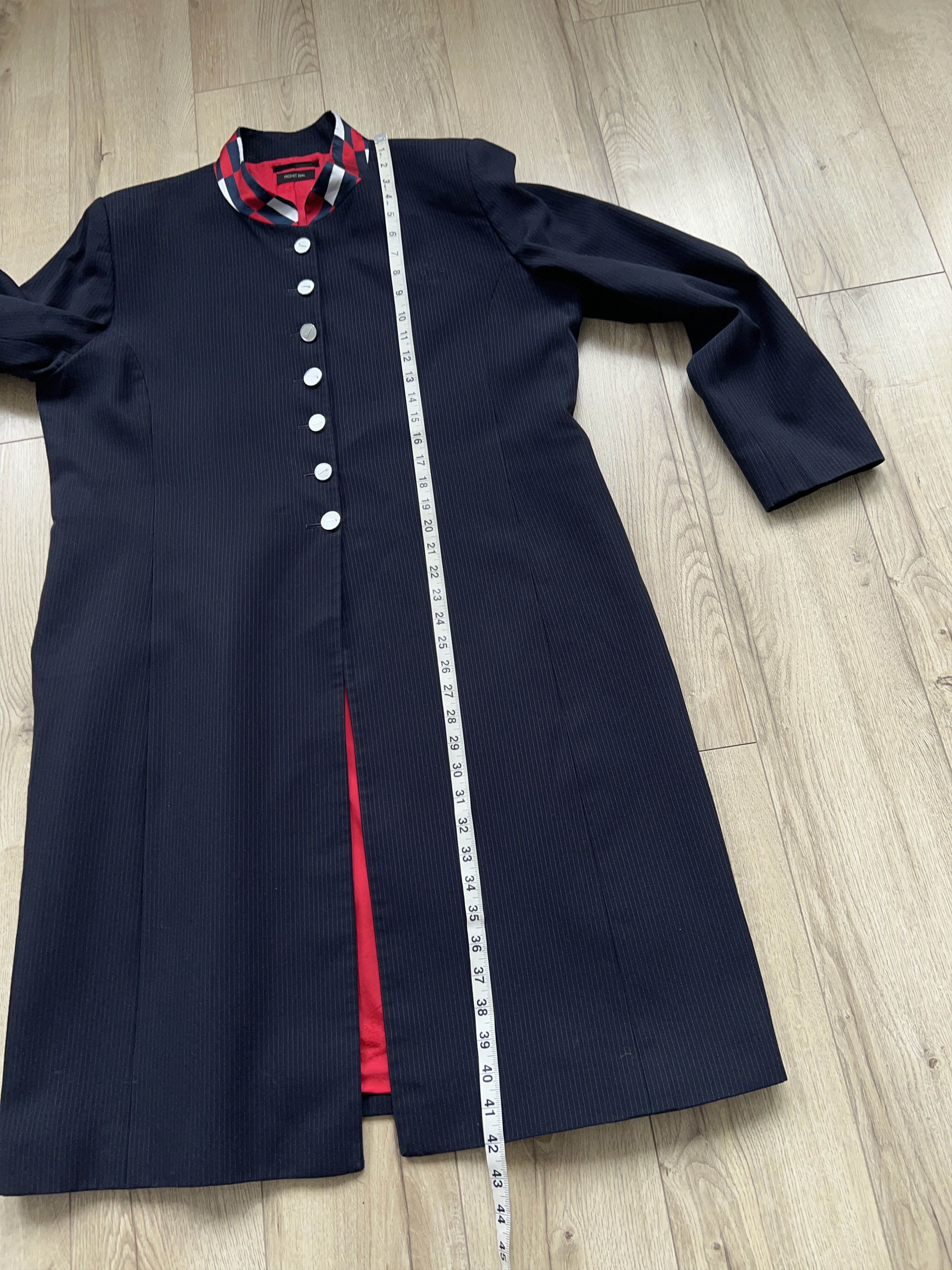 Designer ROHIT BAL Indian Nehru Jacket Coat Wool Polyester Size XL Size XL / US 12-14 / IT 48-50 - 6 Thumbnail