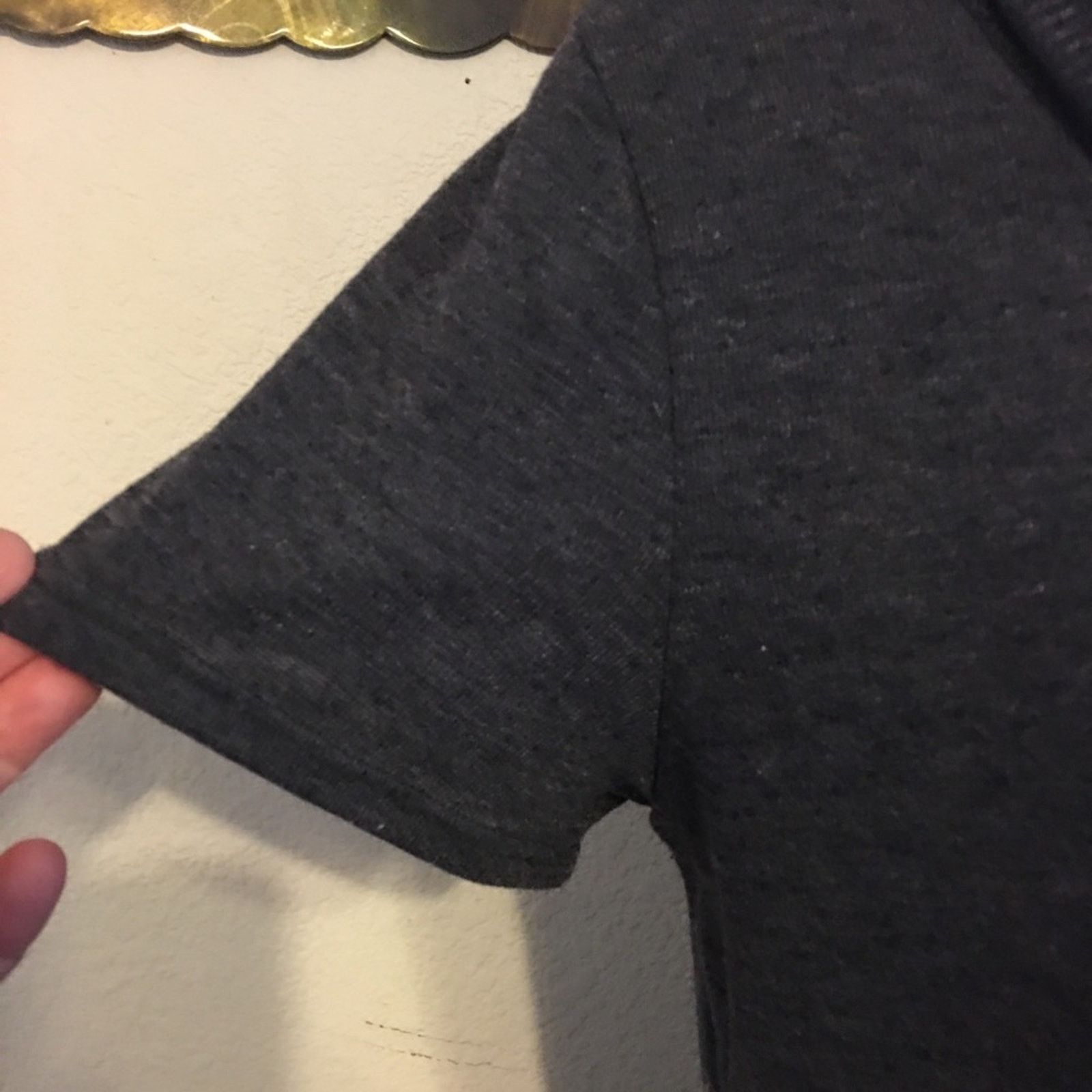 Other Tempted gray short sleeve tunic sweater XL Size XL / US 12-14 / IT 48-50 - 3 Thumbnail