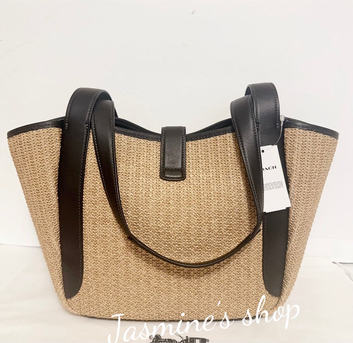 Coach NWT Coach Hadley Turnlock Tote Bag CAL87 Size ONE SIZE - 2 Thumbnail