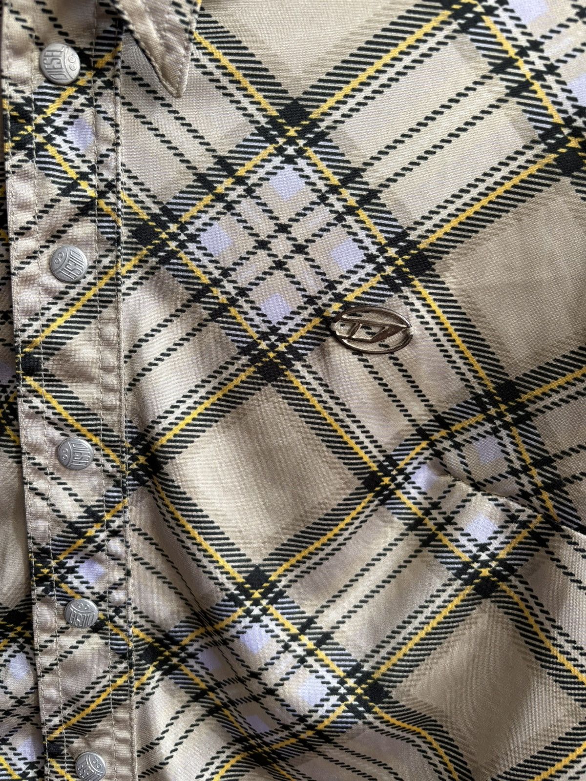 Diesel Vintage Diesel 90s Avant Garde Made in Italy Shirt Size M / US 6-8 / IT 42-44 - 3 Thumbnail