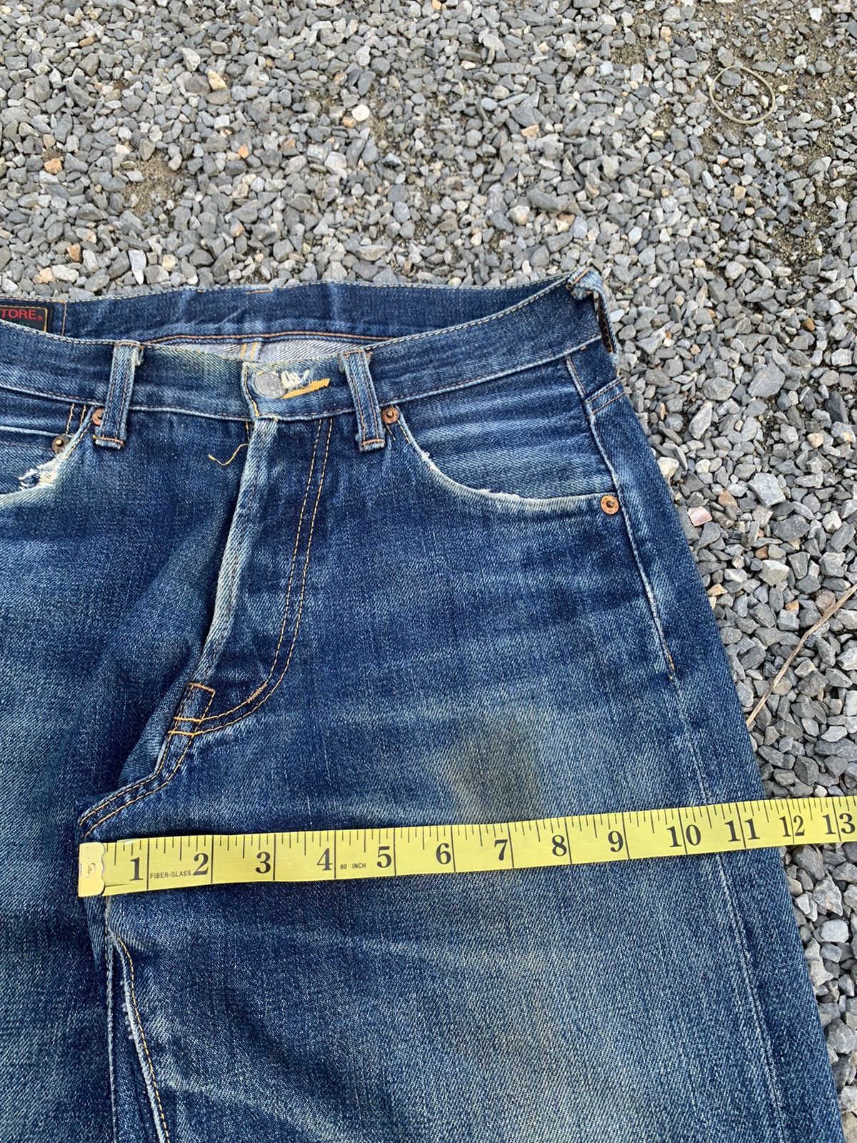 Kapital VTG PIG HIP STORE SELVEDGE RUSTY JAPANESE DISTRESSED DENIM Size US 30 / EU 46 - 15 Thumbnail