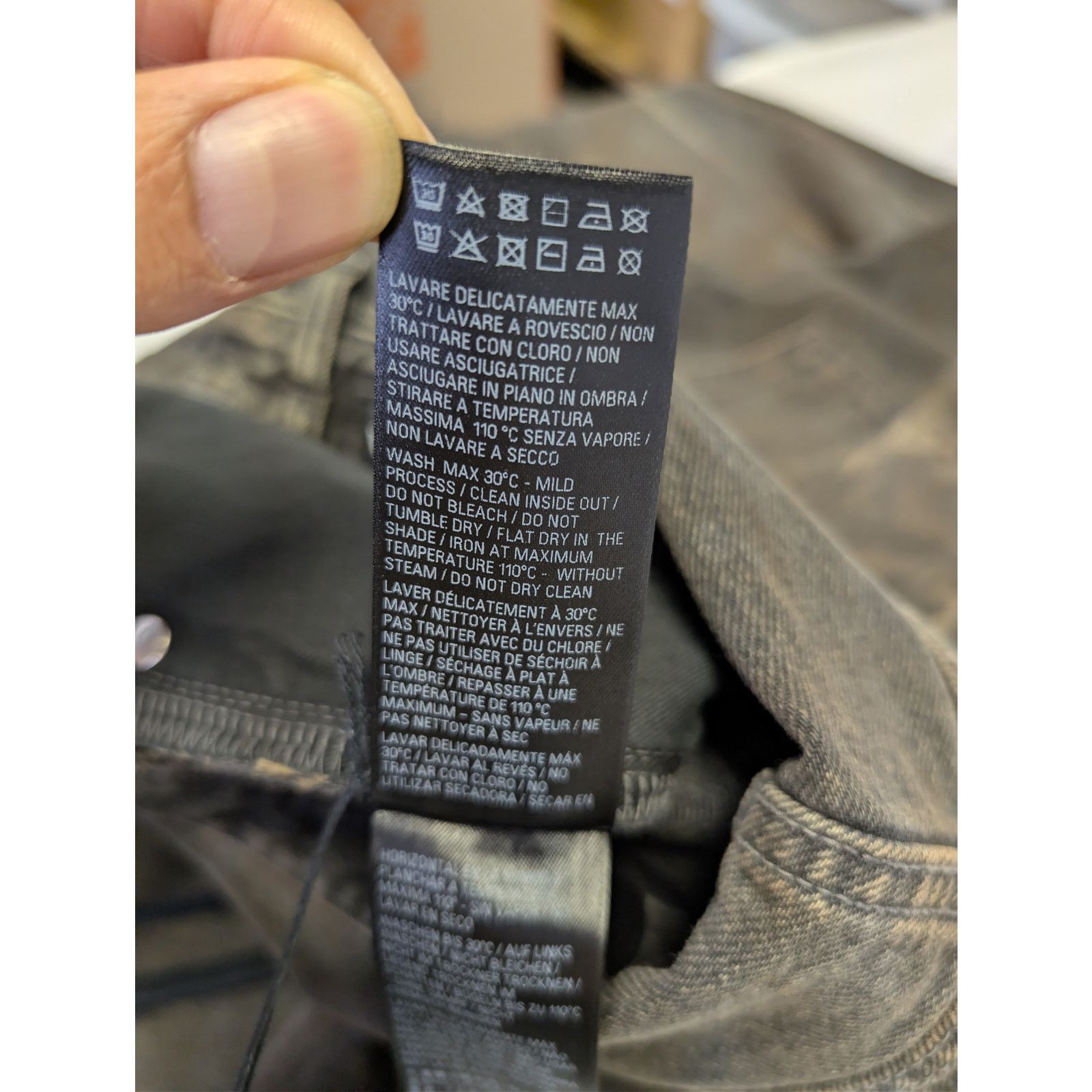 Balenciaga o1rshd1 34-36 Organic Japanese Oversized Denim Baggy Pants Size US 26 / EU 42 - 19 Thumbnail