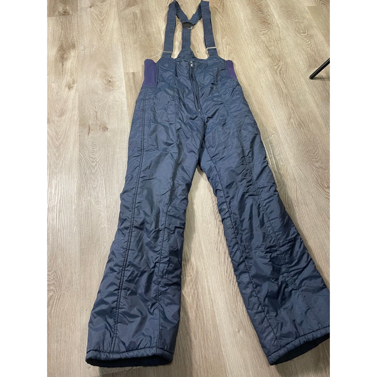 Vintage Vintage Insulated Ski Bib Women's 8 Blue Snow Pants Size 30" / US 8 / IT 44 - 5 Thumbnail