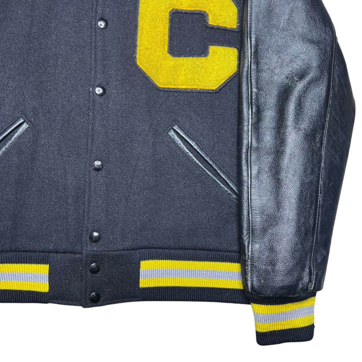 NCAA 1980s NCAA Colorado Buffaloes Wool Leather Varsity Jacket Size US L / EU 52-54 / 3 - 19 Thumbnail