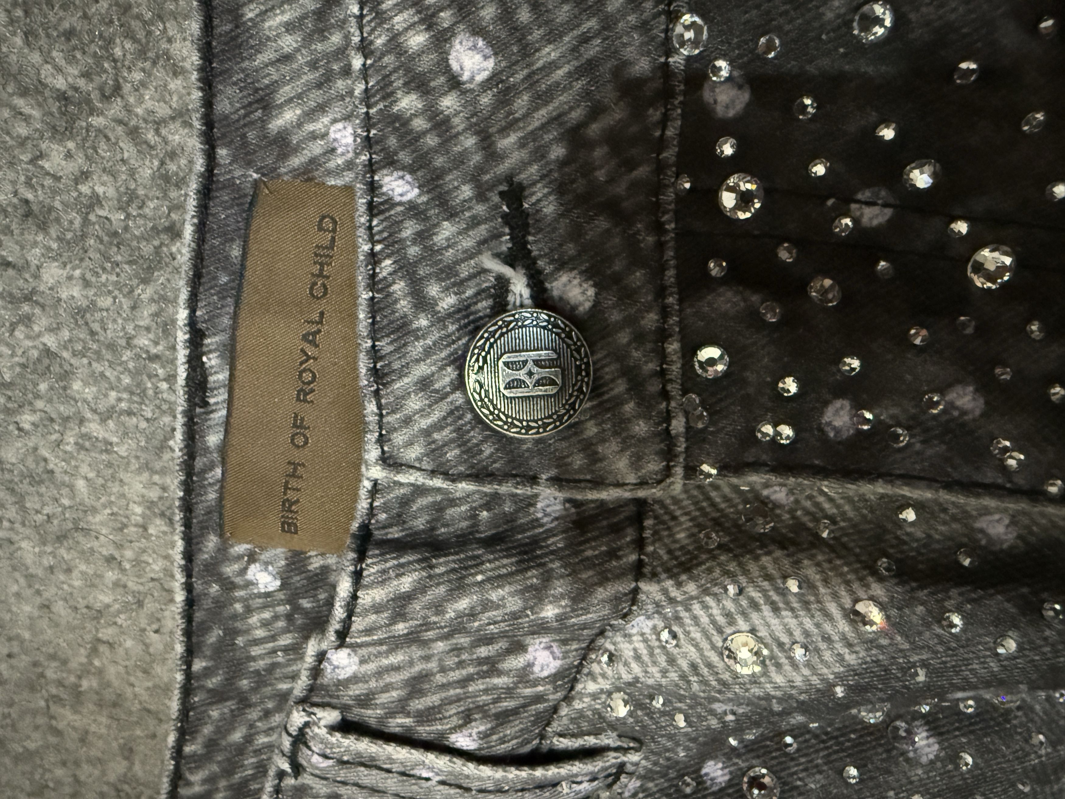 Birth of Royal Child Birth of Royal Child Swarovski Denim Size US 32 / EU 48 - 5 Thumbnail