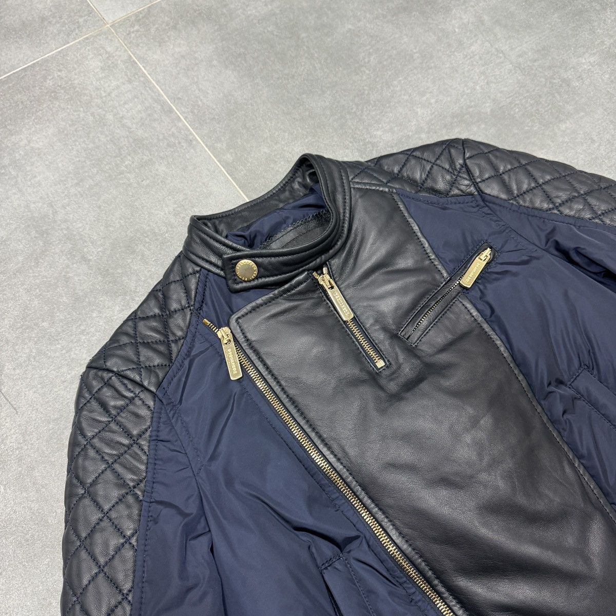 Dsquared2 Dsquared2 Nylon Leather Down Biker Jacket Women Size 42 Size S / US 4 / IT 40 - 10 Thumbnail