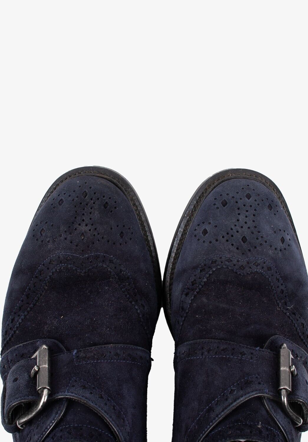 Dolce & Gabbana Original Dolce & Gabbana Men Suede Formal Shoes H5054 Size US 8 / EU 41 - 4 Thumbnail