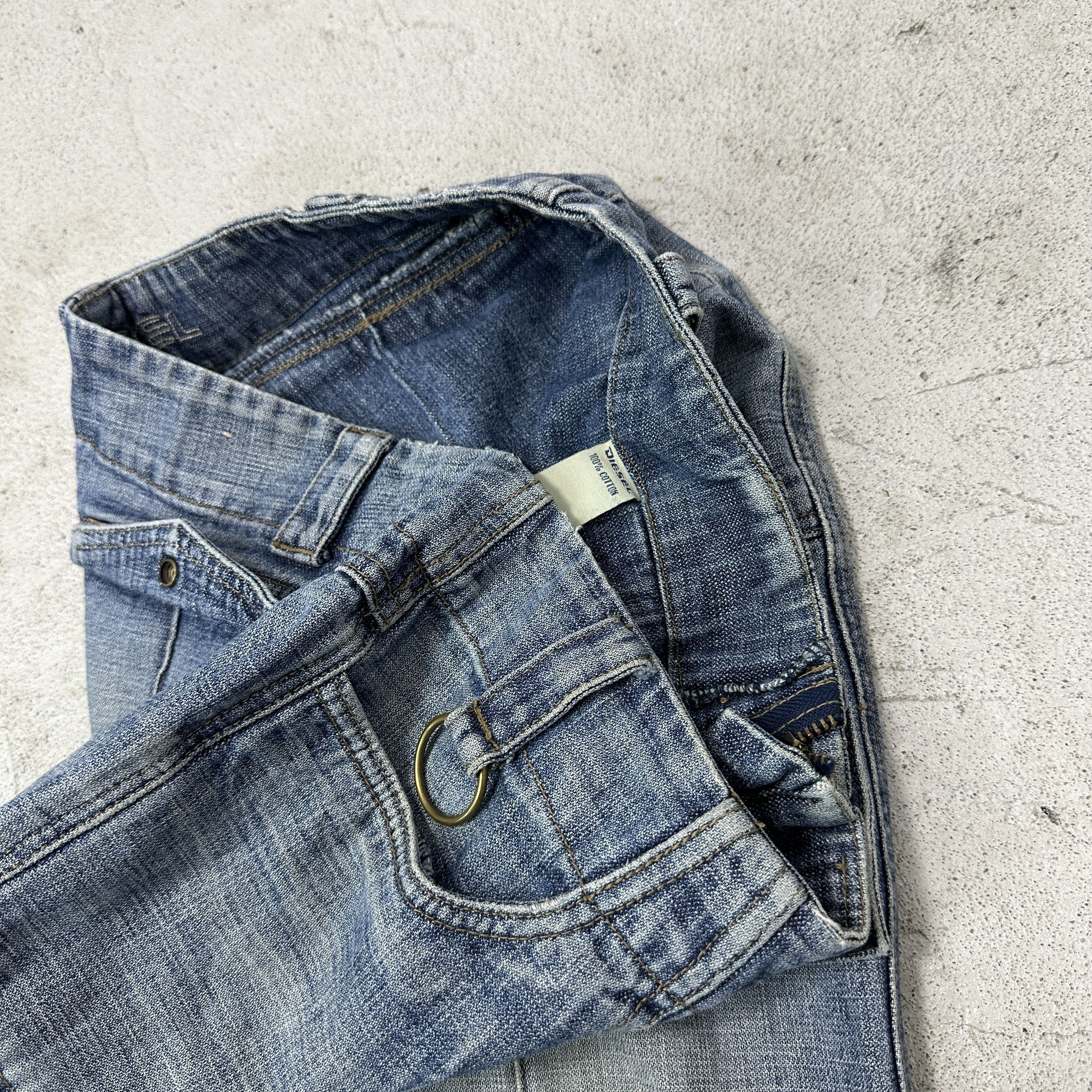 Diesel Vintage Denim Streetwear Diesel Capri Jeans Y2K Size 32" / US 10 / IT 46 - 8 Thumbnail