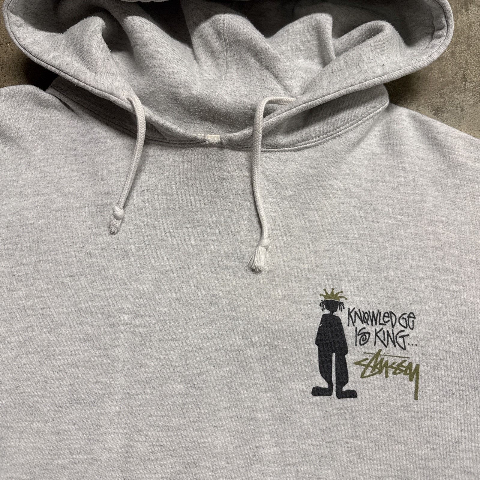 Stussy Vintage Stussy Hoodie Mens XL Gray 80s Skate RARE Knowledge Size US XL / EU 56 / 4 - 6 Thumbnail