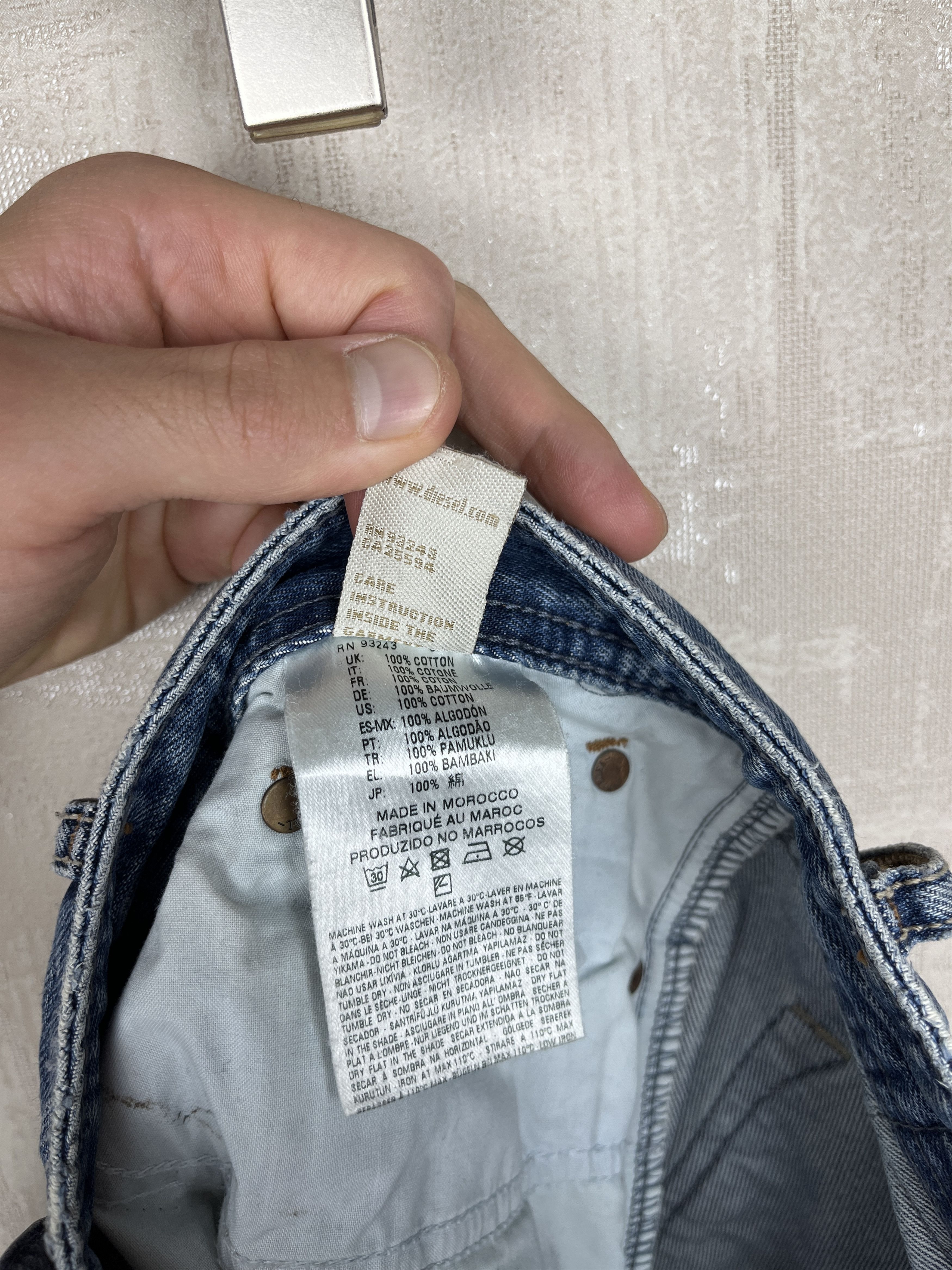 Diesel Diesel Larkee Wash 0800Z Jeans Size W32 L30 Regular Staight Size US 32 / EU 48 - 9 Thumbnail
