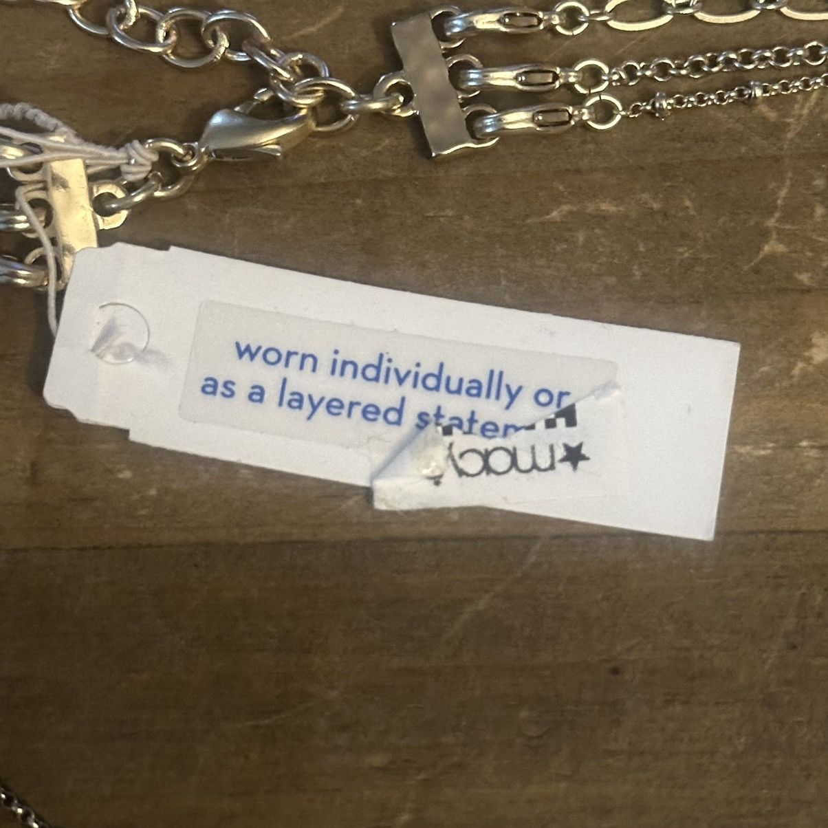 Lucky Brand Lucky Brand layered open circles convertible necklace Size ONE SIZE - 3 Thumbnail