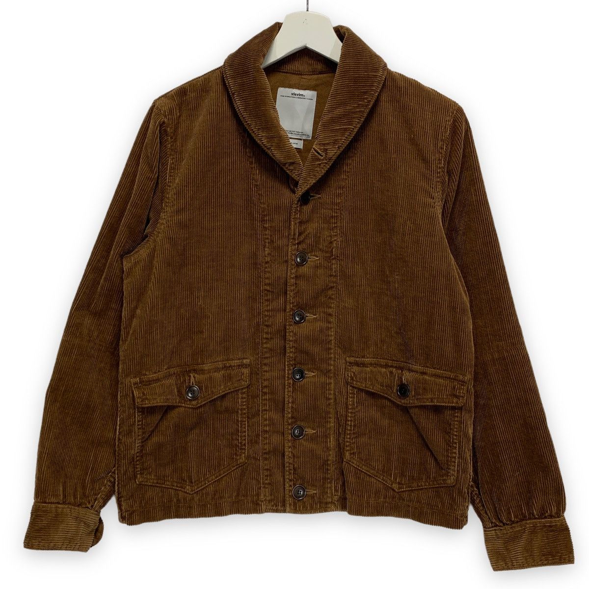 Visvim Visvim 16AW Kobuk Shawl Collar Jacket Brown | Grailed