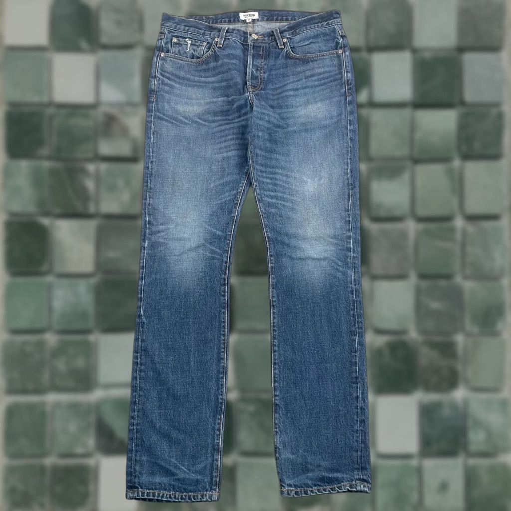 Buck Mason Buck Mason Slim Fit Jeans Men 34x34 Franer Blue Denim Made in USA Buck Mason Jeans Slim Fit 34 Blue USA 5-Pocket Mens Vintage: No Size US 34 / EU 50 - 1 Thumbnail