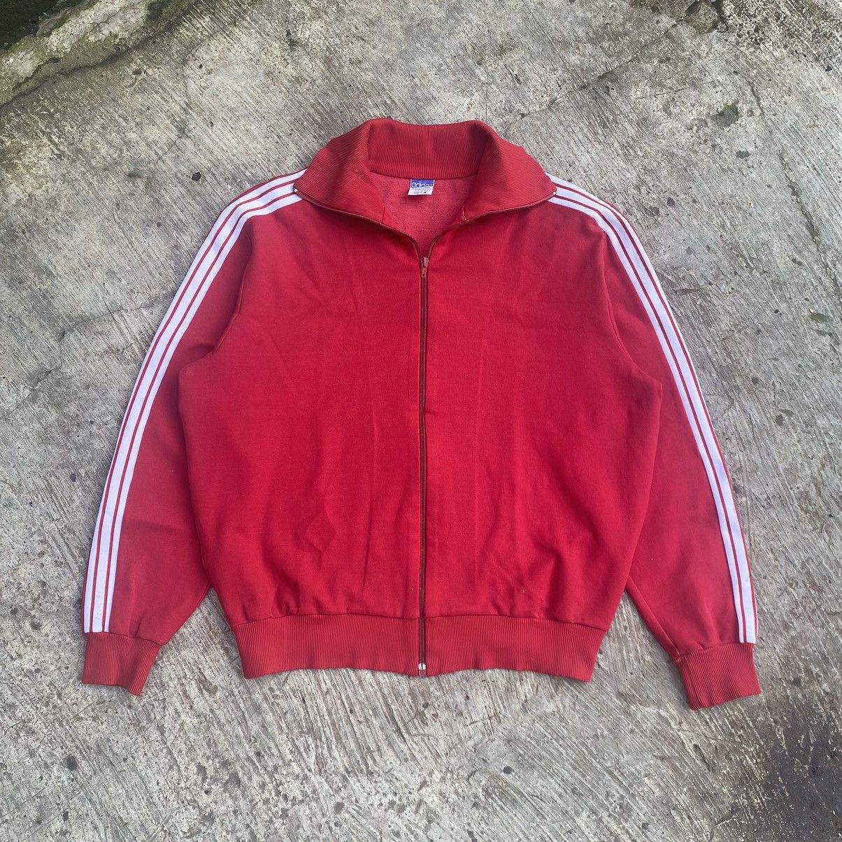 Vintage Adidas West Germany Three Stripe Track Top Late 70s