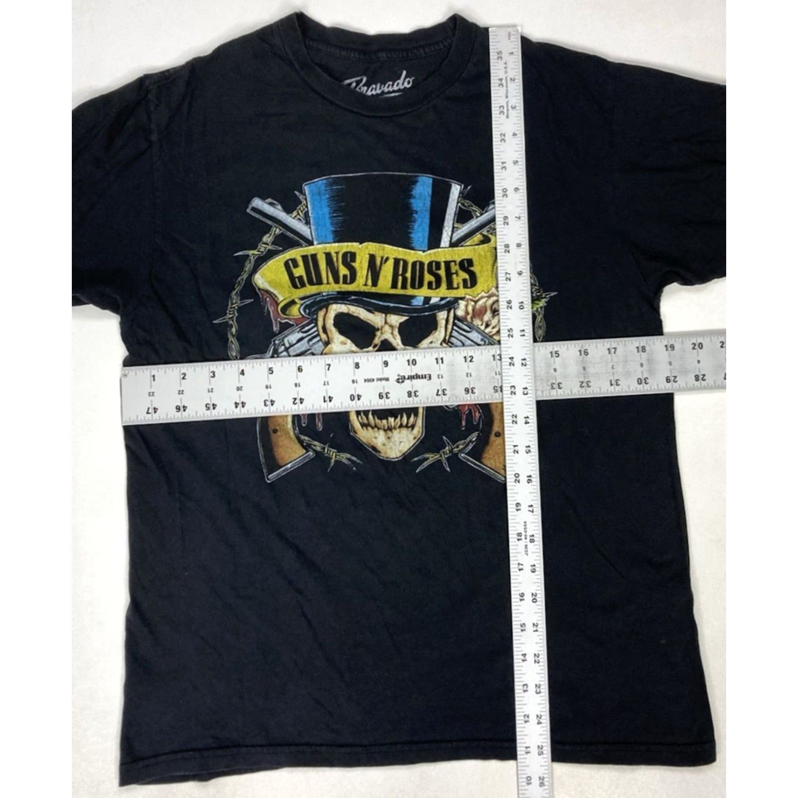Bravado VINTAGE Bravado Guns N Roses Graphic T-shirt Women Medium Black Short Sleeve Crew Neck Pullover Casual Size M / US 6-8 / IT 42-44 - 5 Thumbnail