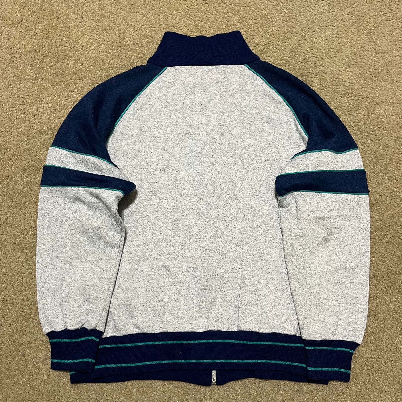McGregor Vintage MacGregor Navy/Grey/Teal Full Zip Jacket XL Size US XL / EU 56 / 4 - 2 Thumbnail