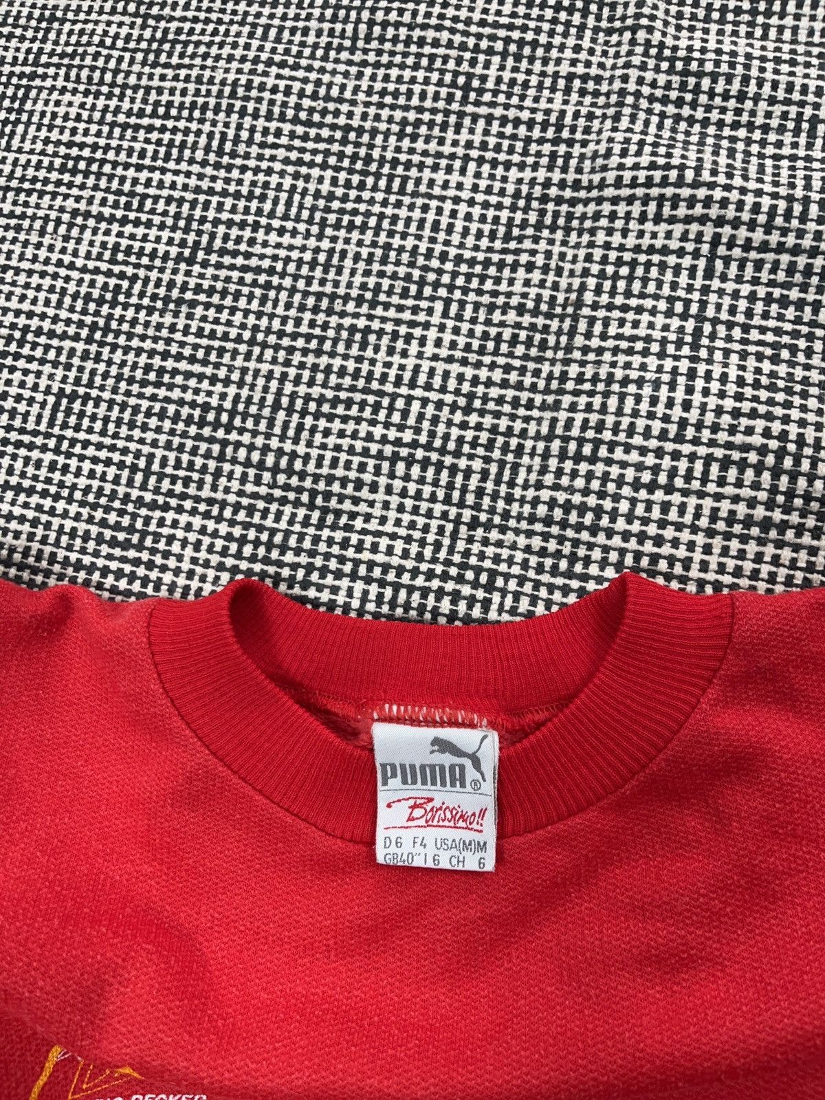 Puma ➕ rare 90s puma Boris Becker boxy sweatshirt Size US M / EU 48-50 / 2 - 4 Thumbnail