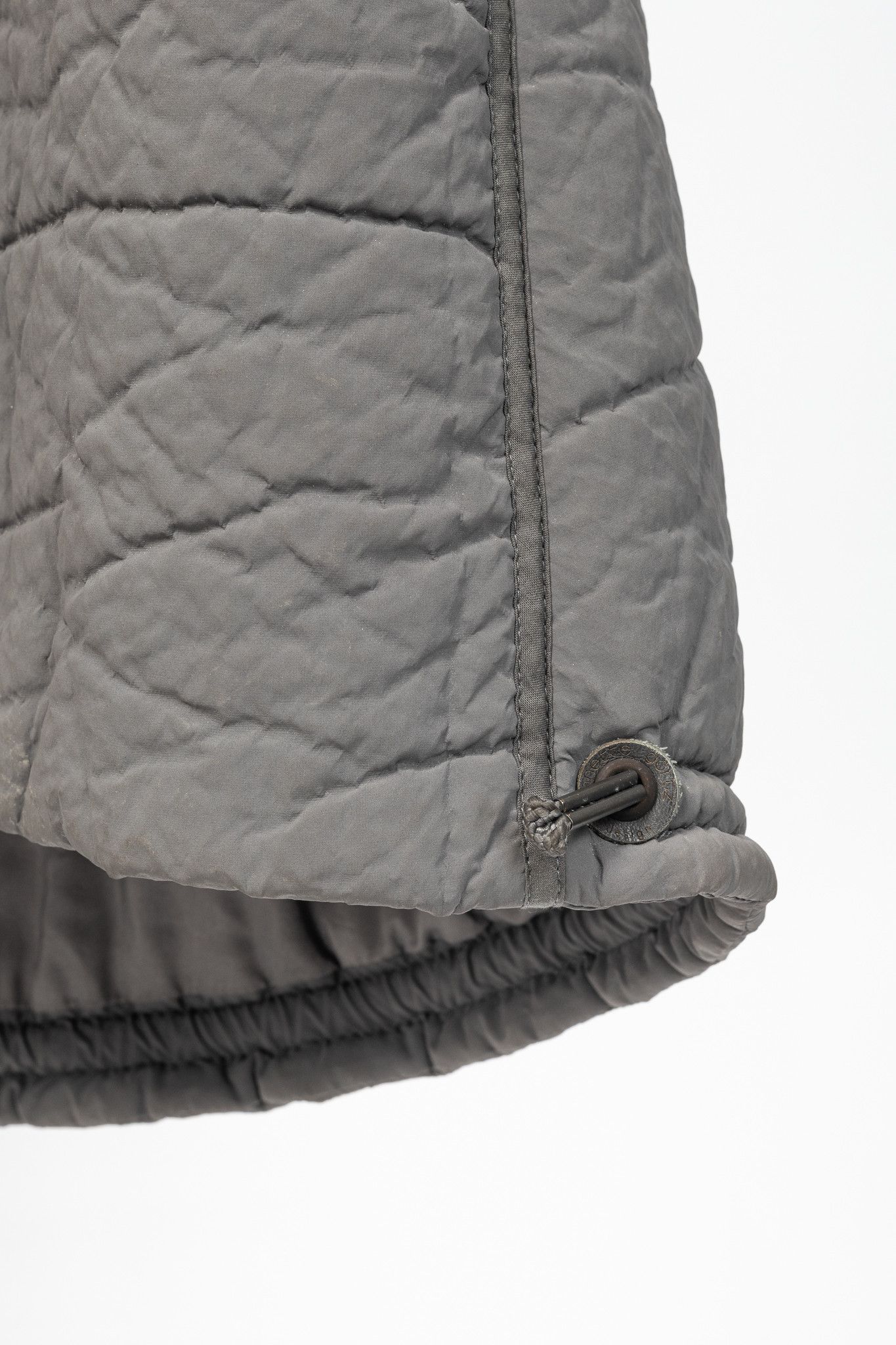 Annette Gortz Annette Gortz AW14 Clyde Grey Waxed Pebble-Texture Coat Size XL / US 12-14 / IT 48-50 - 7 Thumbnail