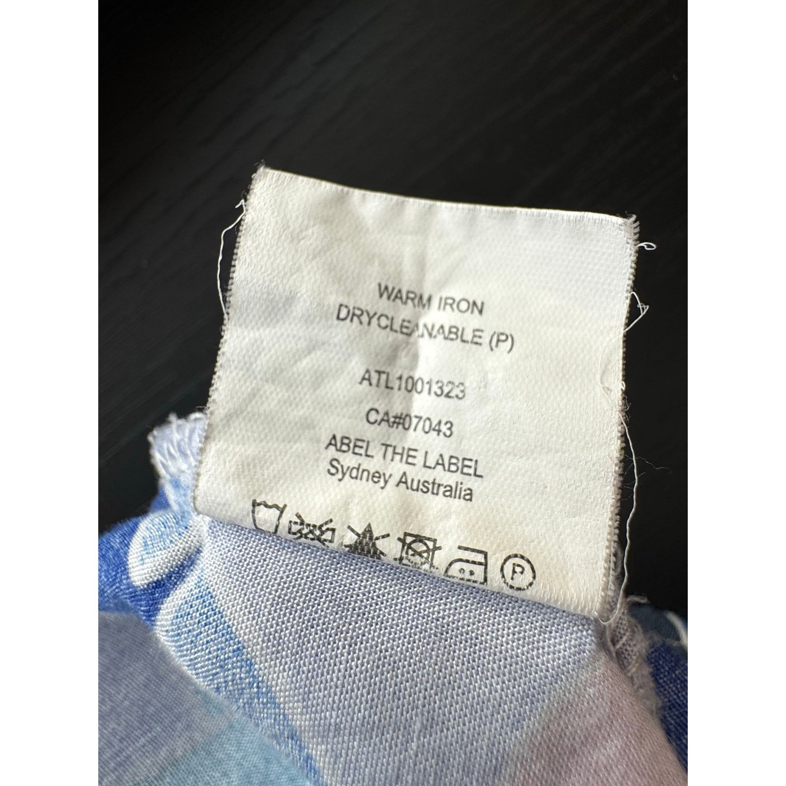 Other Abel The Label Blue Floral Maxi Dress Smocked Waist Boho M Size M / US 6-8 / IT 42-44 - 8 Thumbnail
