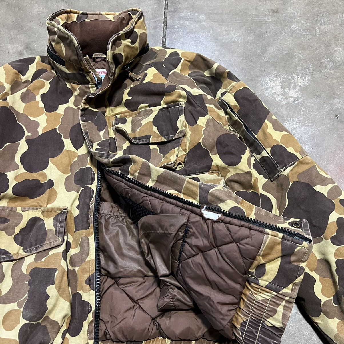 Field & Stream Vintage Field Stream Camo Jacket Cargo Utility Hunting 90s Size US S / EU 44-46 / 1 - 9 Thumbnail