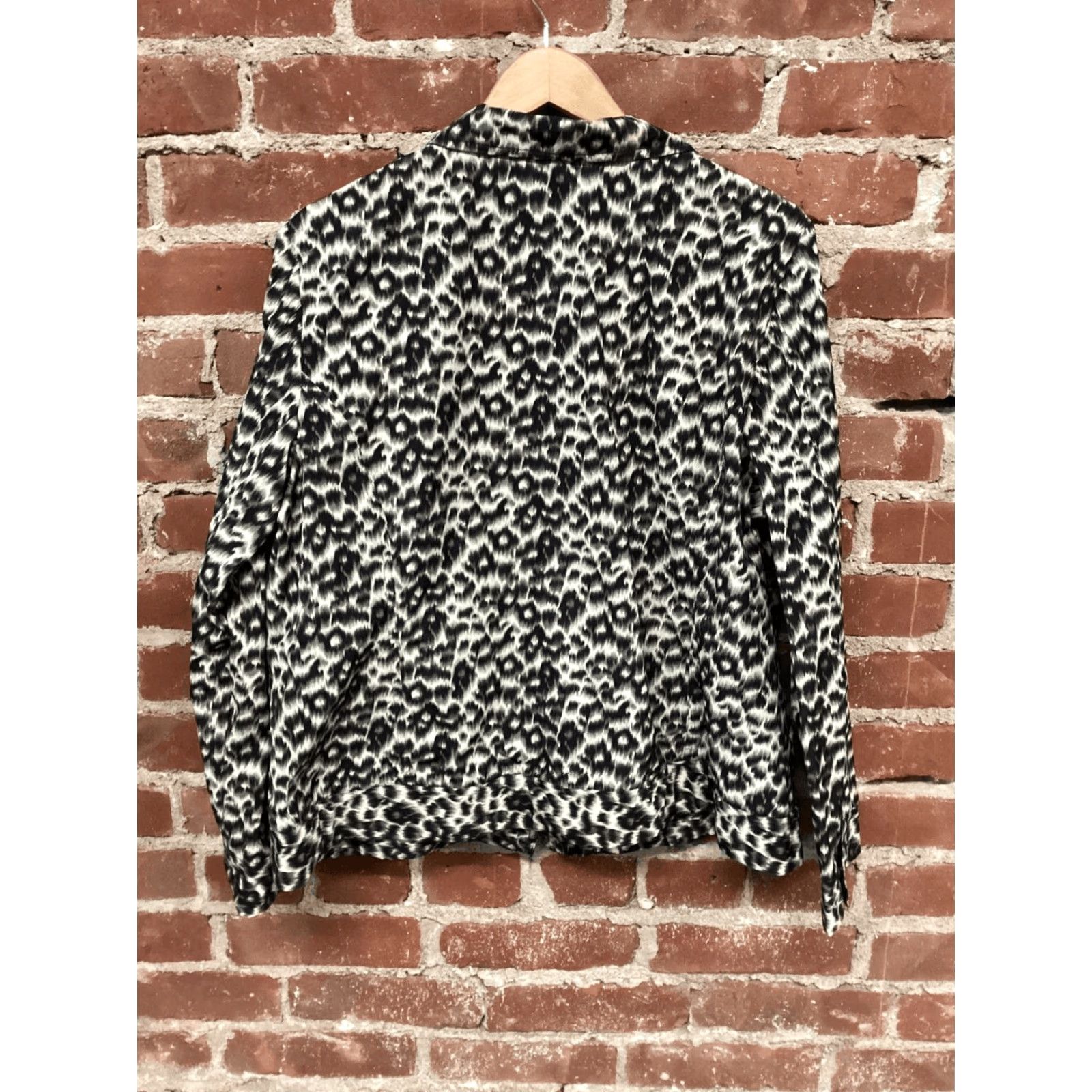 Vintage Chico's Animal Print Shirt Jacket XL Cheetah Size XL / US 12-14 / IT 48-50 - 5 Thumbnail