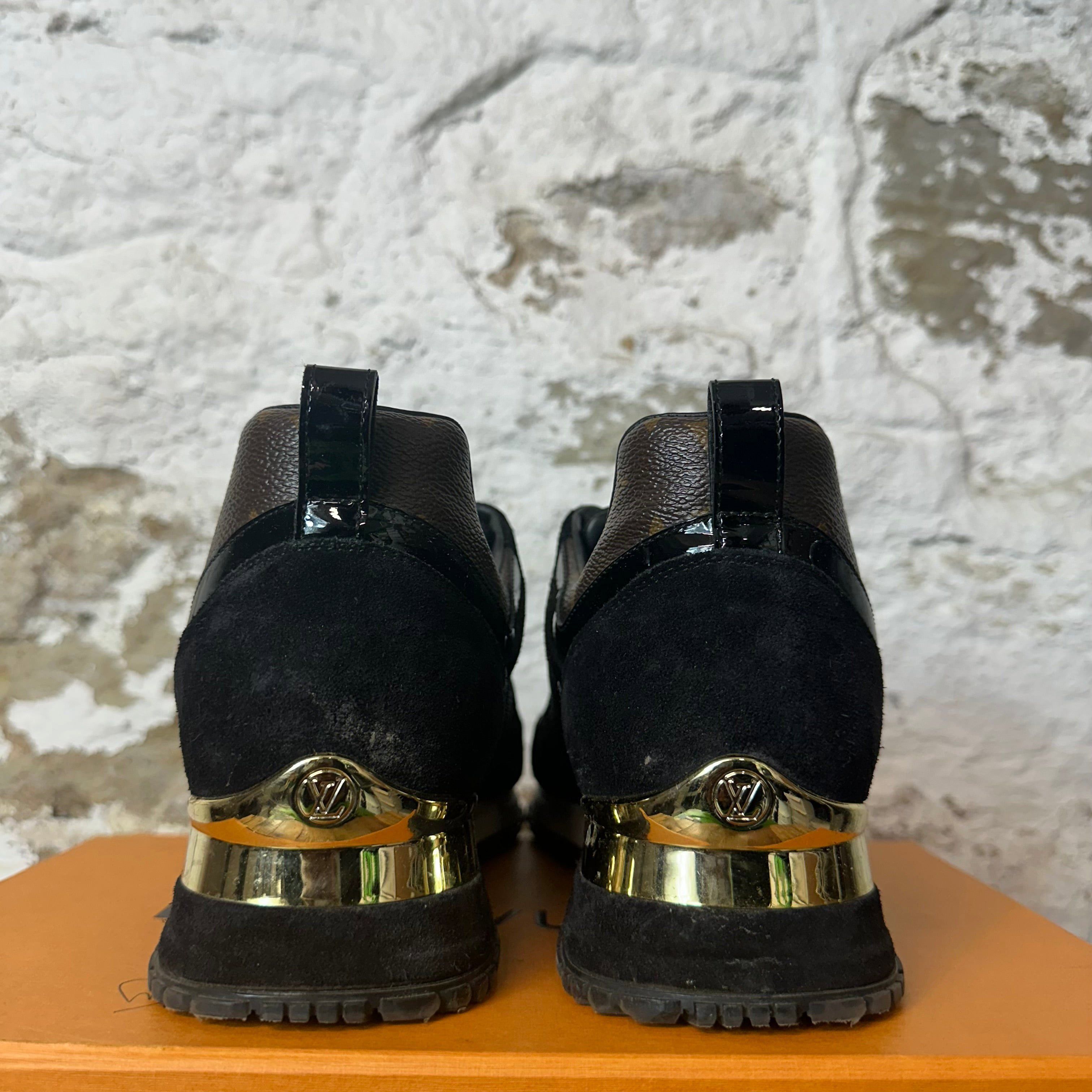 Louis Vuitton Louis Vuitton Black Monogram Runaway Sneaker Sz 6.5 (39) Size US 6.5 / EU 39-40 - 5 Thumbnail