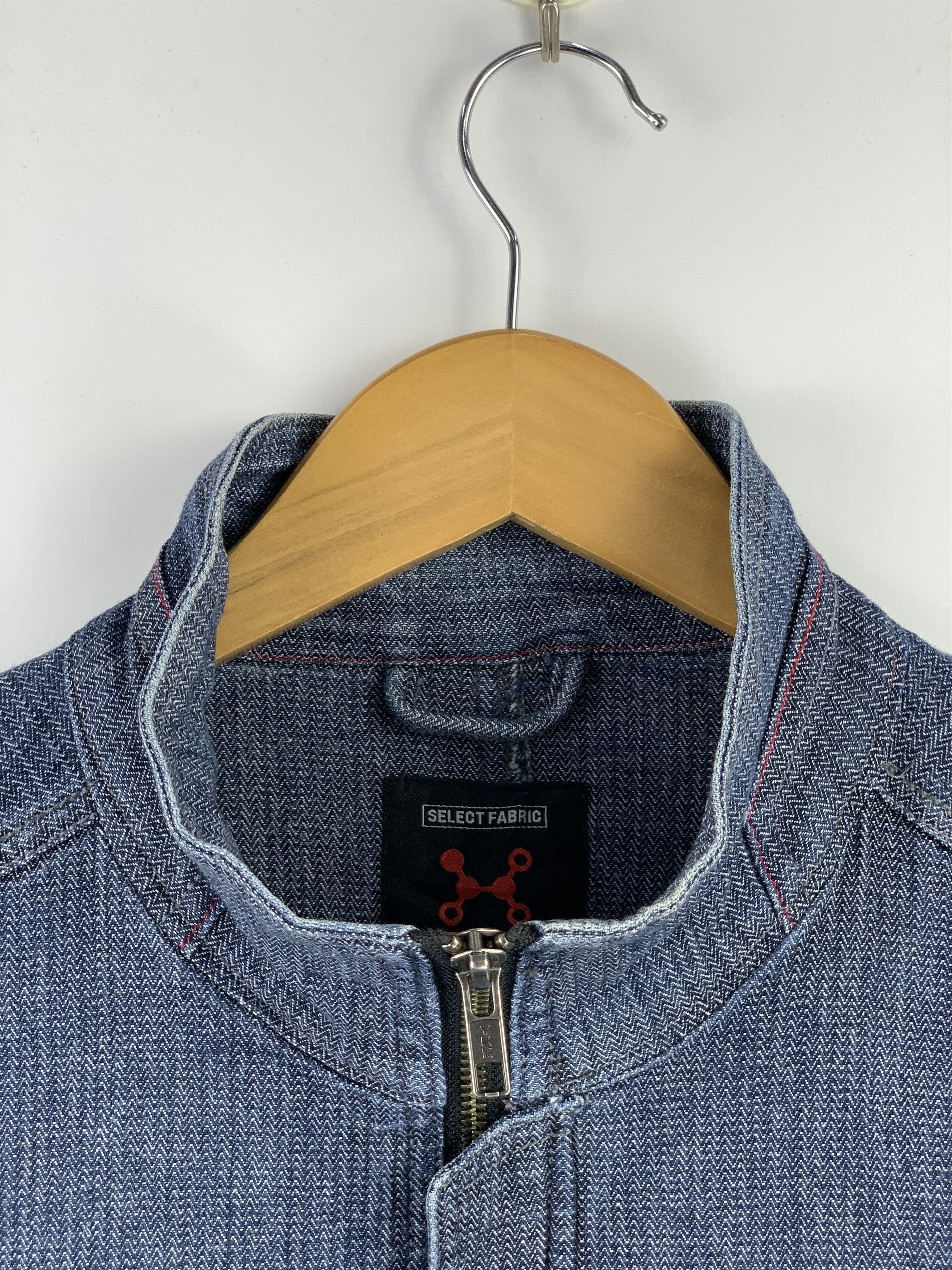 Japanese Brand Vintage Dogman Strech 3D Denim Workers Jacket J1541 Size US L / EU 52-54 / 3 - 9 Thumbnail