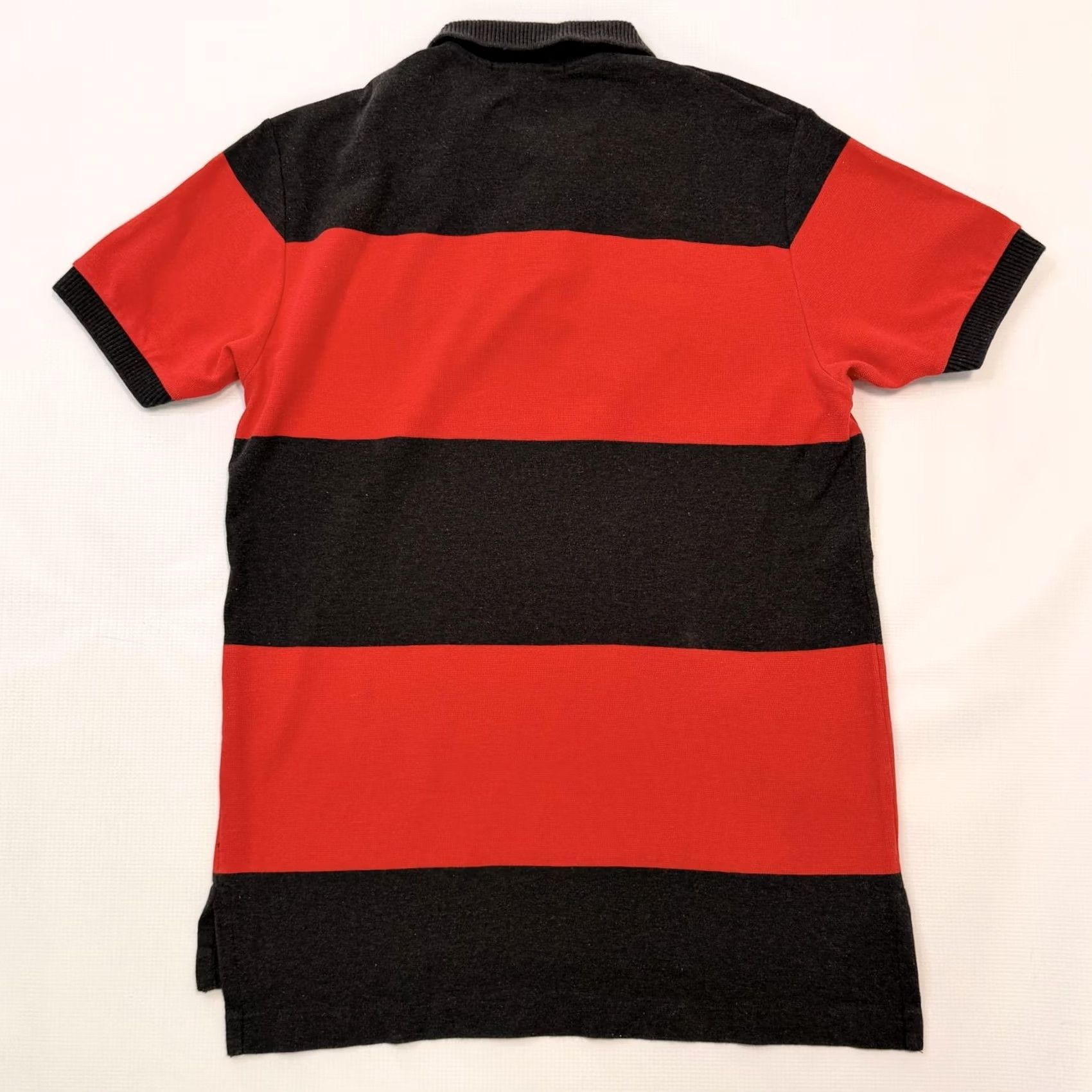 Polo Ralph Lauren Polo Sport Ralph Lauren Polo Shirt Mens M Red Striped 100% Cotton Polo Sport Logo Casual Short Sleeve Button Neckline Size US M / EU 48-50 / 2 - 8 Thumbnail