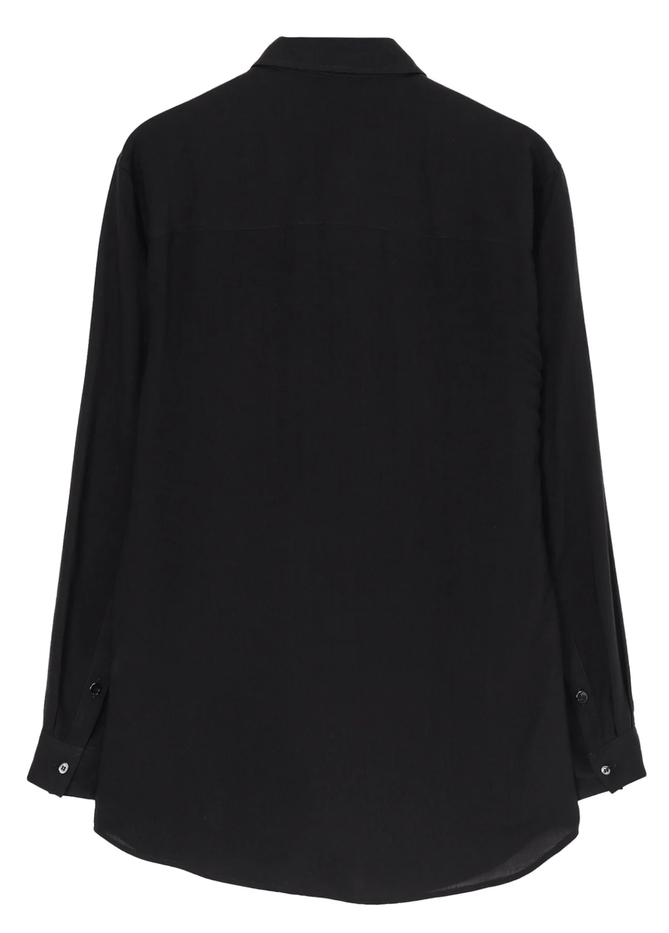 Yohji Yamamoto Yohji Yamamoto Pour Homme - CELLULOSE SPARE COLLAR BLOUSE Size US M / EU 48-50 / 2 - 2 Thumbnail