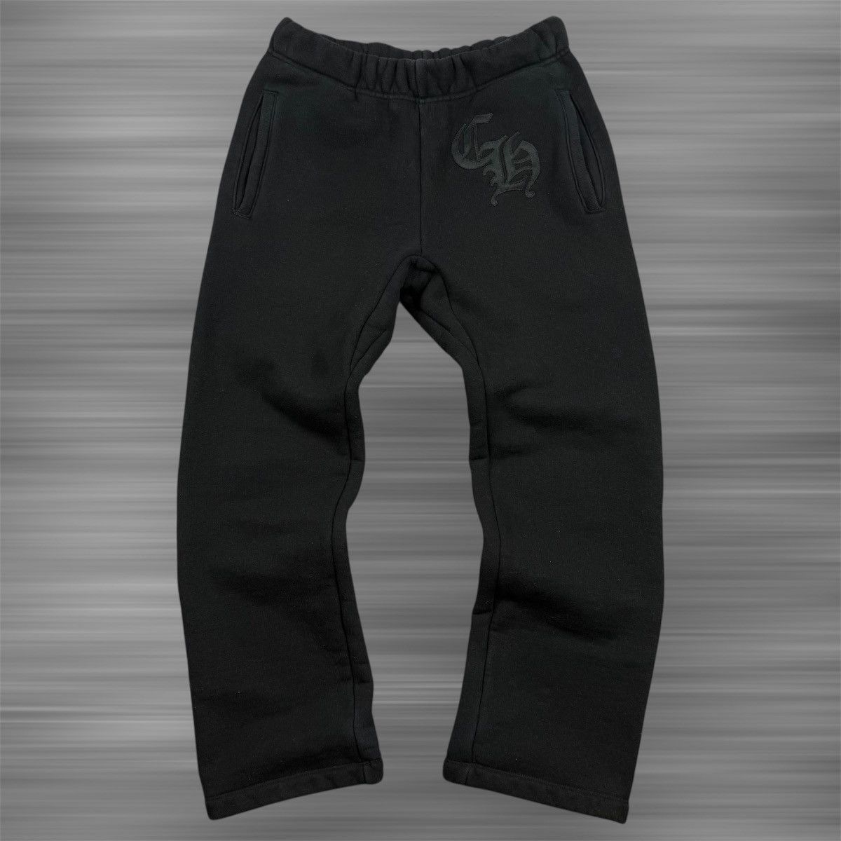 Chrome Hearts Chrome Hearts CH Seven-Eleven Black Print Scroll Sweatpants Size US 32 / EU 48 - 1 Thumbnail