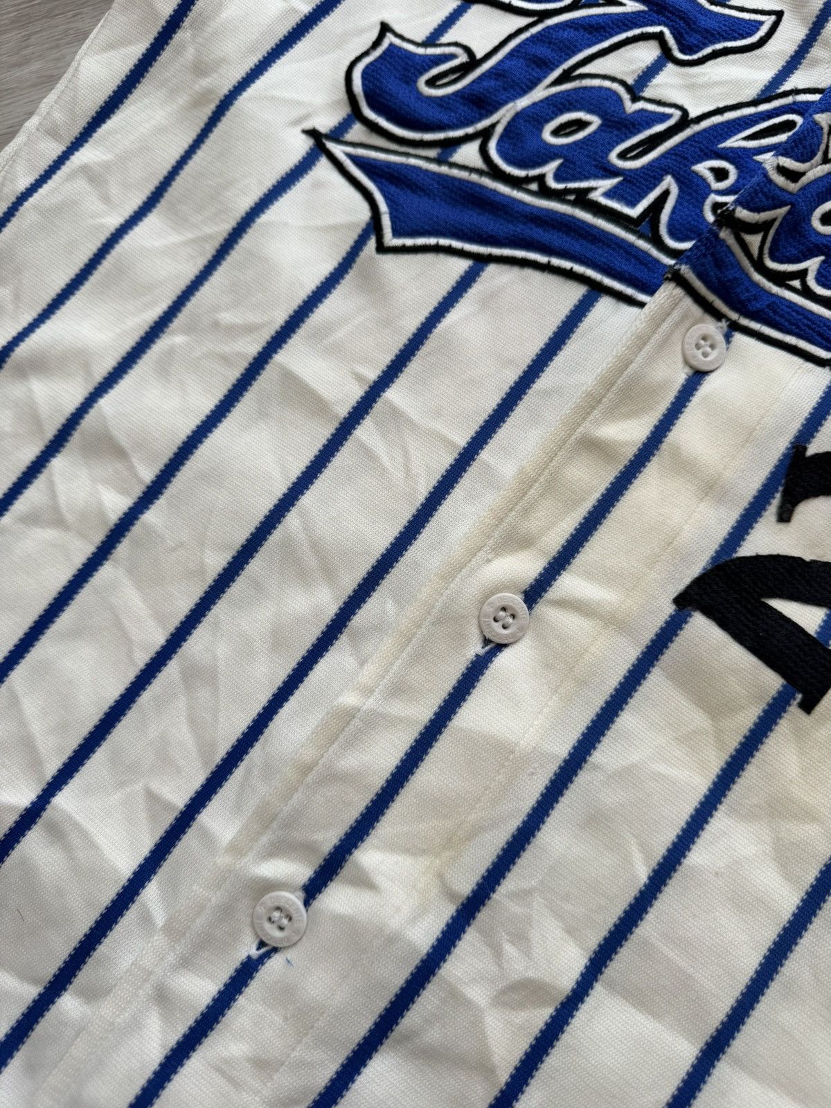 Descente Takasho #23 Game-Worn Vintage Japan Baseball Jersey Size US L / EU 52-54 / 3 - 3 Thumbnail
