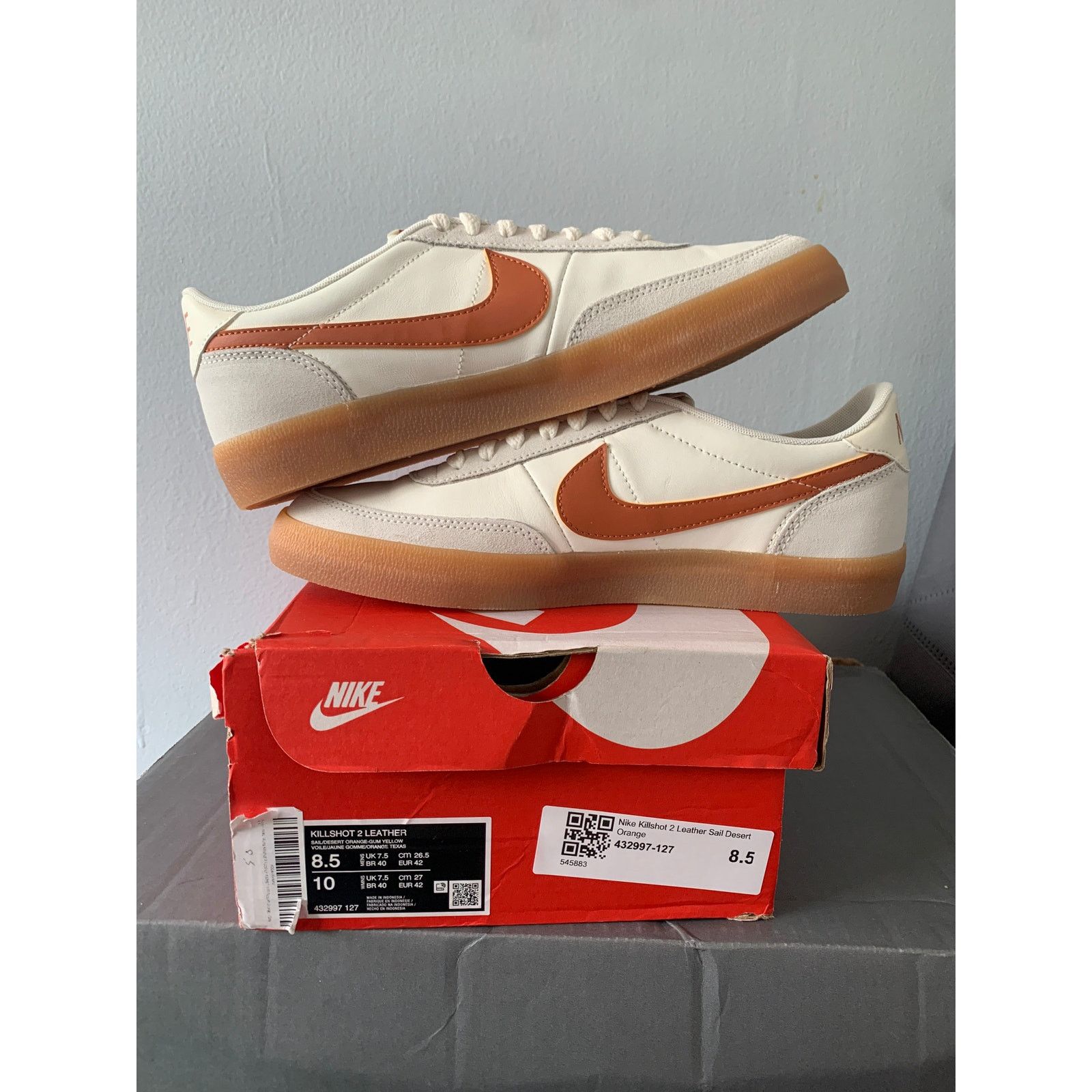 Nike Nike Killshot 2 Leather Sail Desert Orange Size 8.5 NEW Size US 8.5 / EU 41-42 - 5 Thumbnail