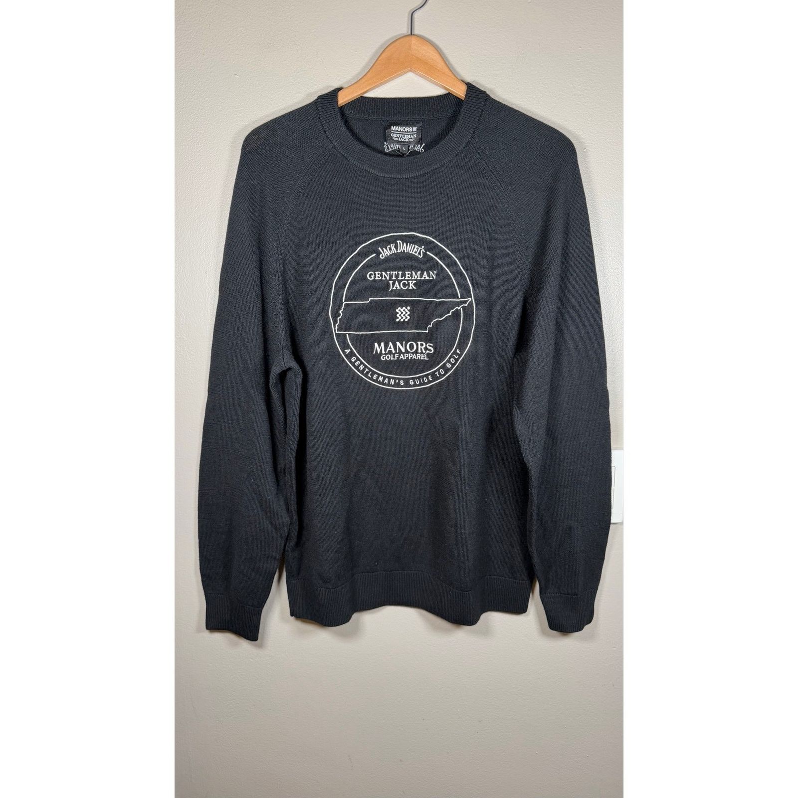 Manors Golf NWT Gentleman Jack x Manors Golf Merino Sweater size L Size US L / EU 52-54 / 3 - 1 Thumbnail