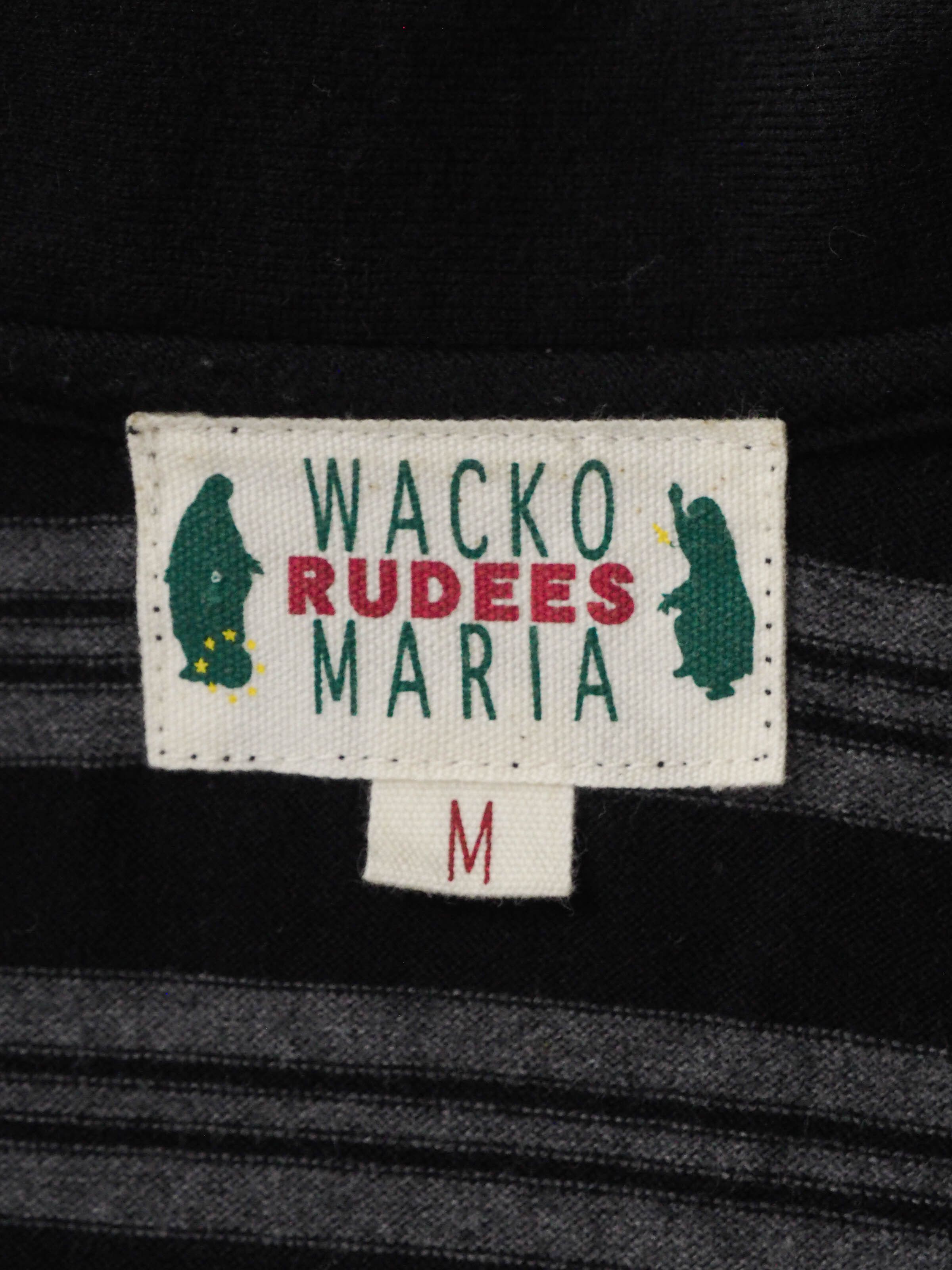 Wacko Maria Wacko Maria Striped Polo Shirt with Embroidered Hat Skull Size US S / EU 44-46 / 1 - 3 Thumbnail