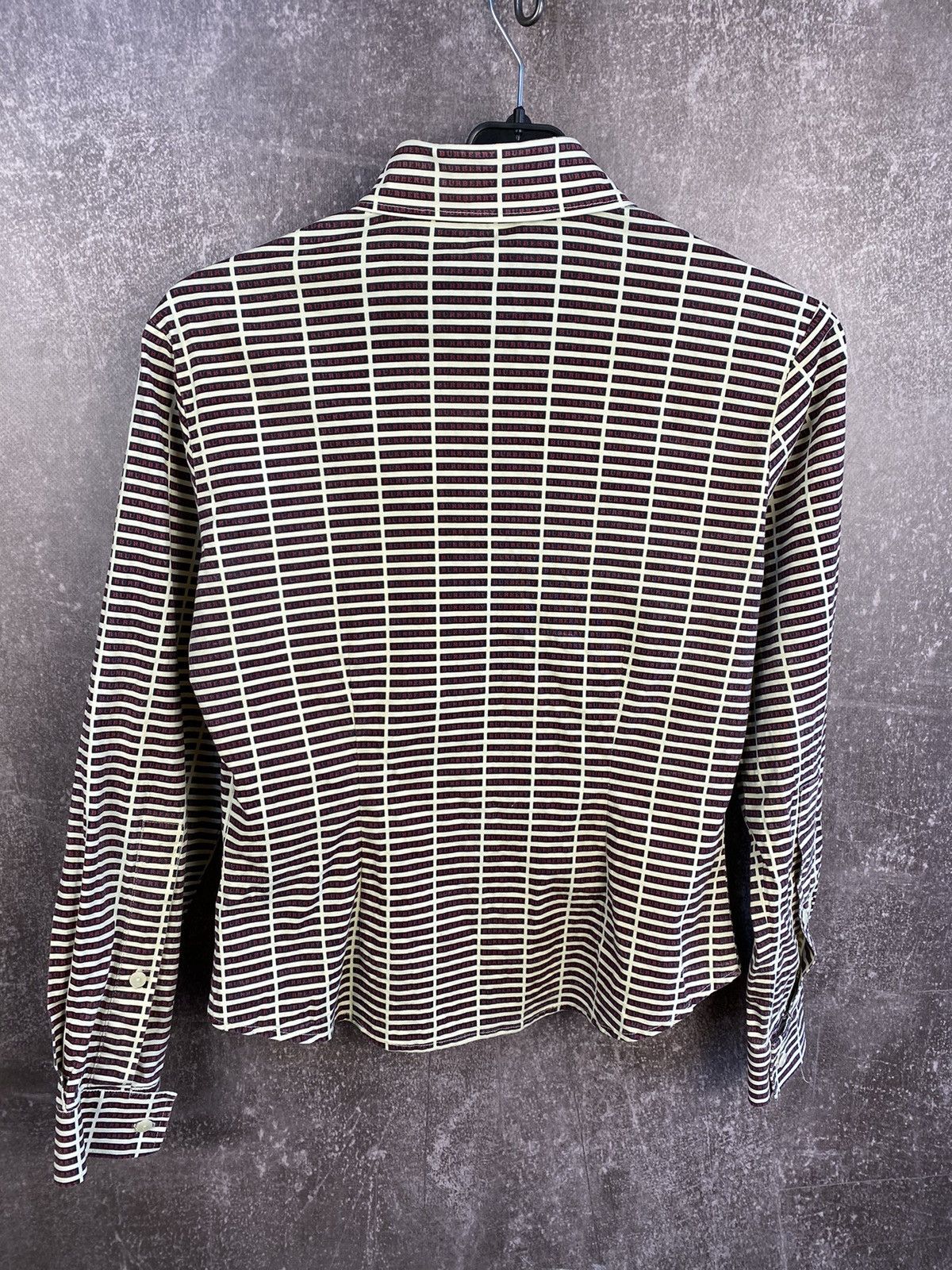 Burberry × Japanese Brand Vintage Burberry London Monogram Women Shirt Size XS / US 0-2 / IT 36-38 - 2 Thumbnail