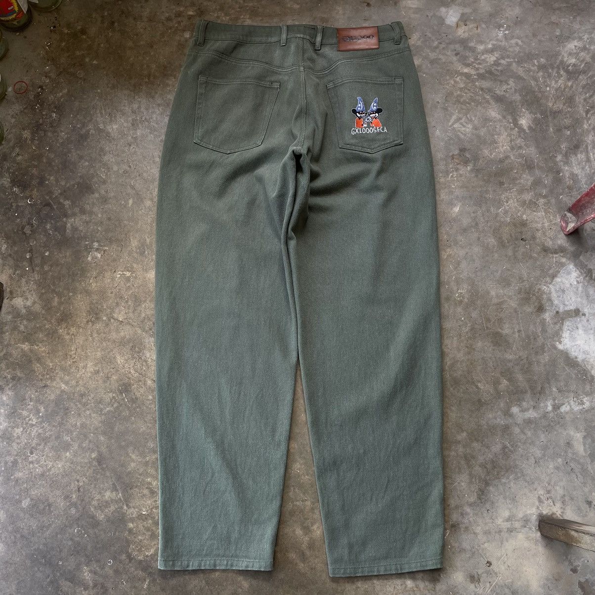 パンツ GX1000 DIMETHYLTRYPTAMINE PANT /WHITEW30 GX1000 - Baggy Denim Pant - White at SooHotRightNow