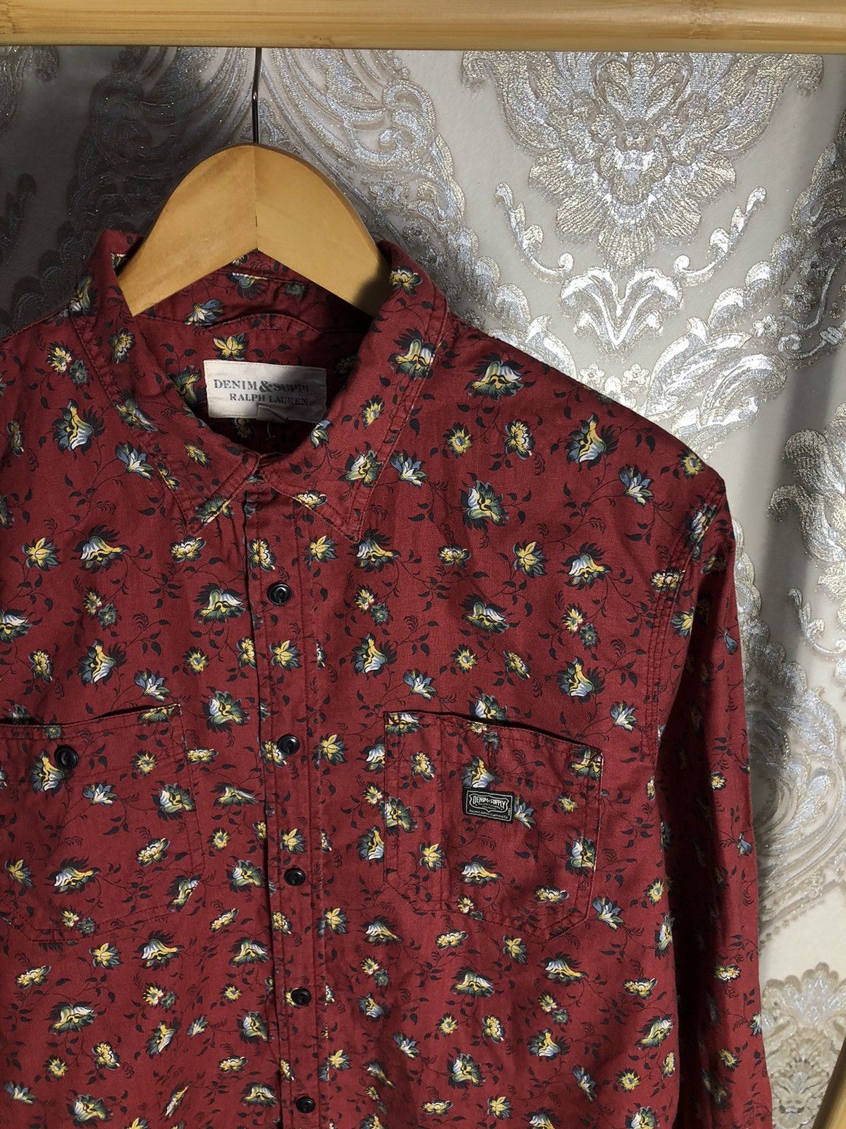 Denim & Supply Ralph Lauren × Vintage VERY RARE POLO RALPH LAUREN DESIGNER FLOWERS SHIRT Y2K 90s Size US L / EU 52-54 / 3 - 2 Thumbnail