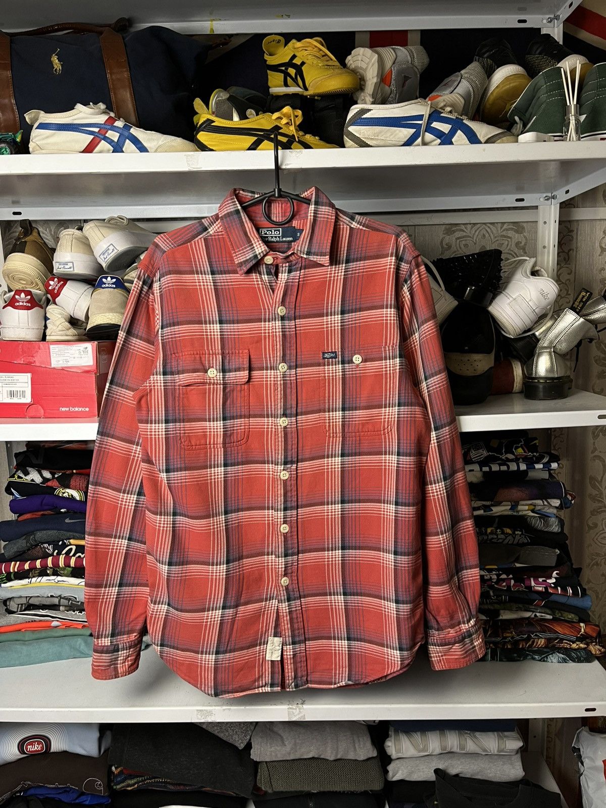 Flannel Men’s Vintage Polo Ralph Lauren Shirt luxury Y2K Size US S / EU 44-46 / 1 - 1 Thumbnail