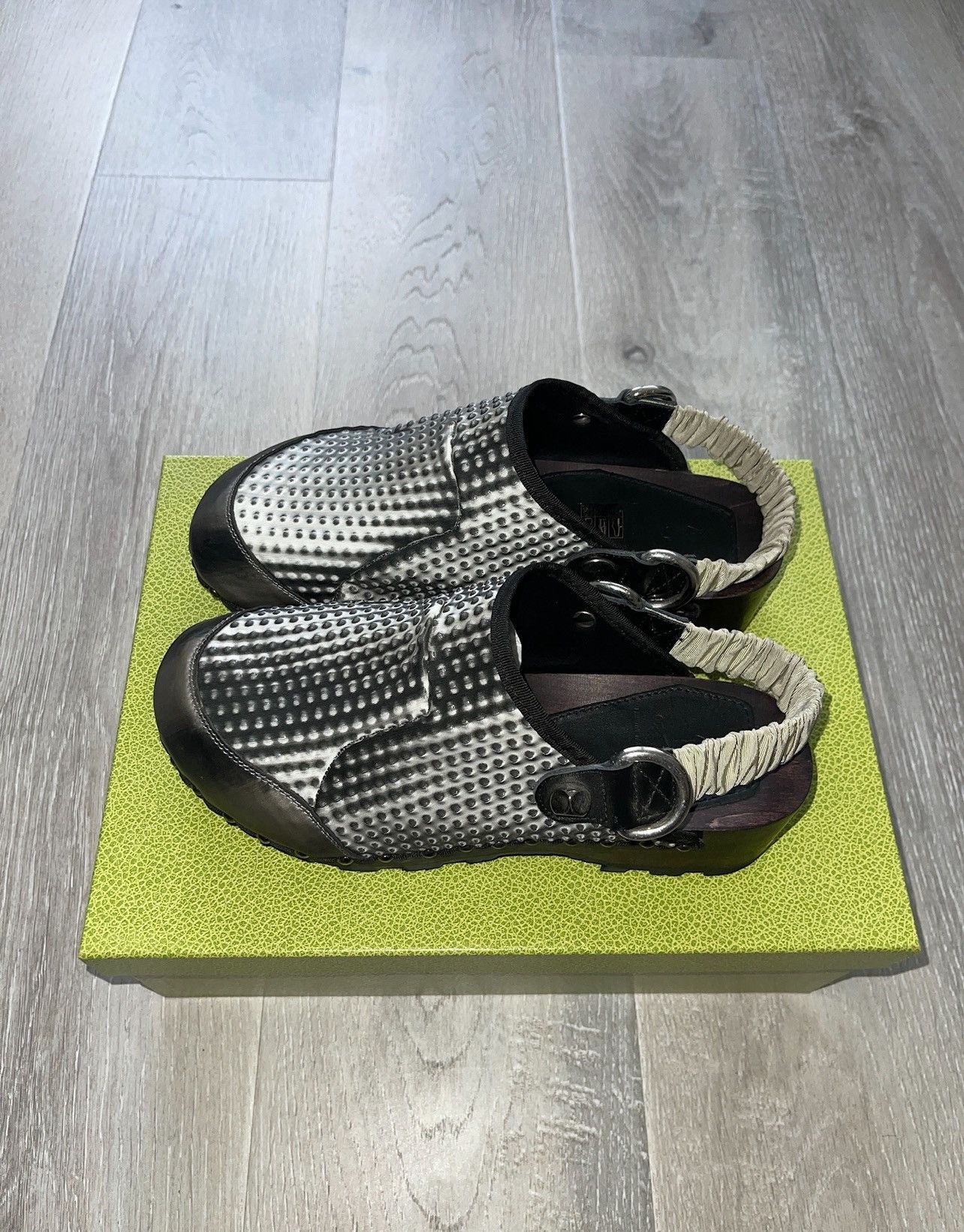 Brain Dead Brain Dead Energy Absorber Zoccolo Metallic Silver Clogs Size US 10 / EU 43 - 2 Thumbnail