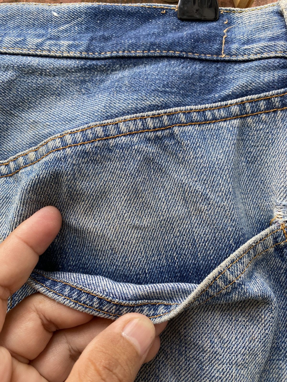 Vintage W32x30 Vintage levi's 501 redline made in USA 80s distressed Size US 32 / EU 48 - 10 Thumbnail