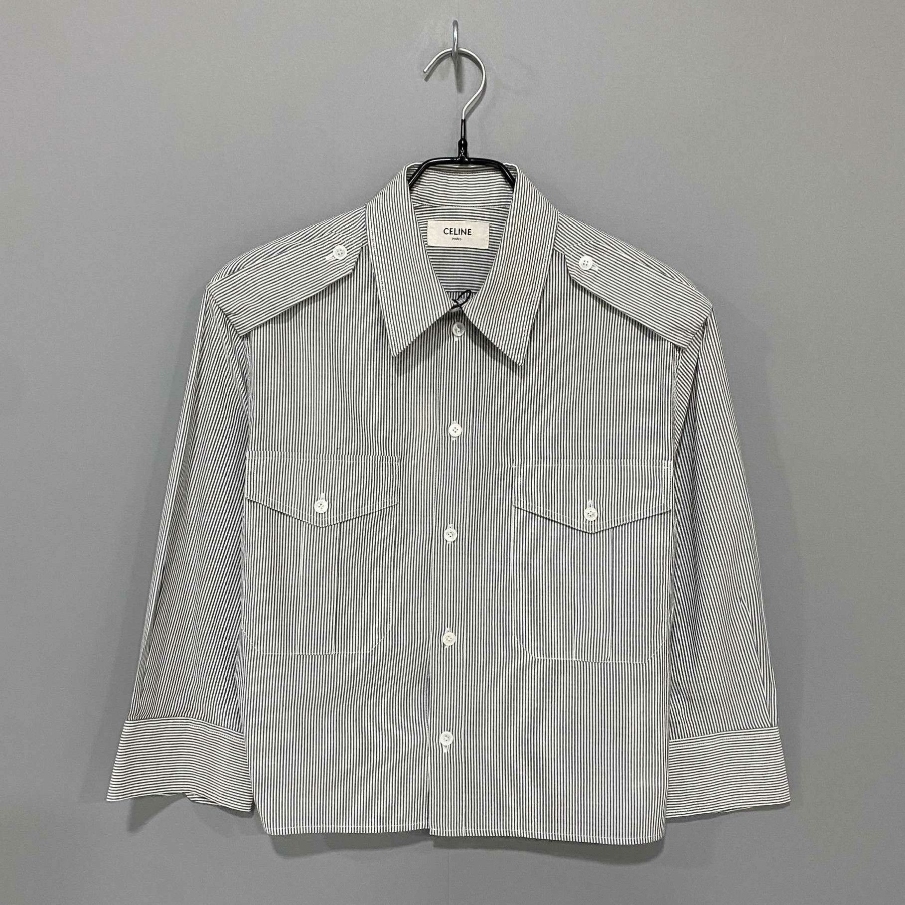Celine Celine Striped Blue Shirt xxs Men Size US XXS / EU 40 - 1 Thumbnail